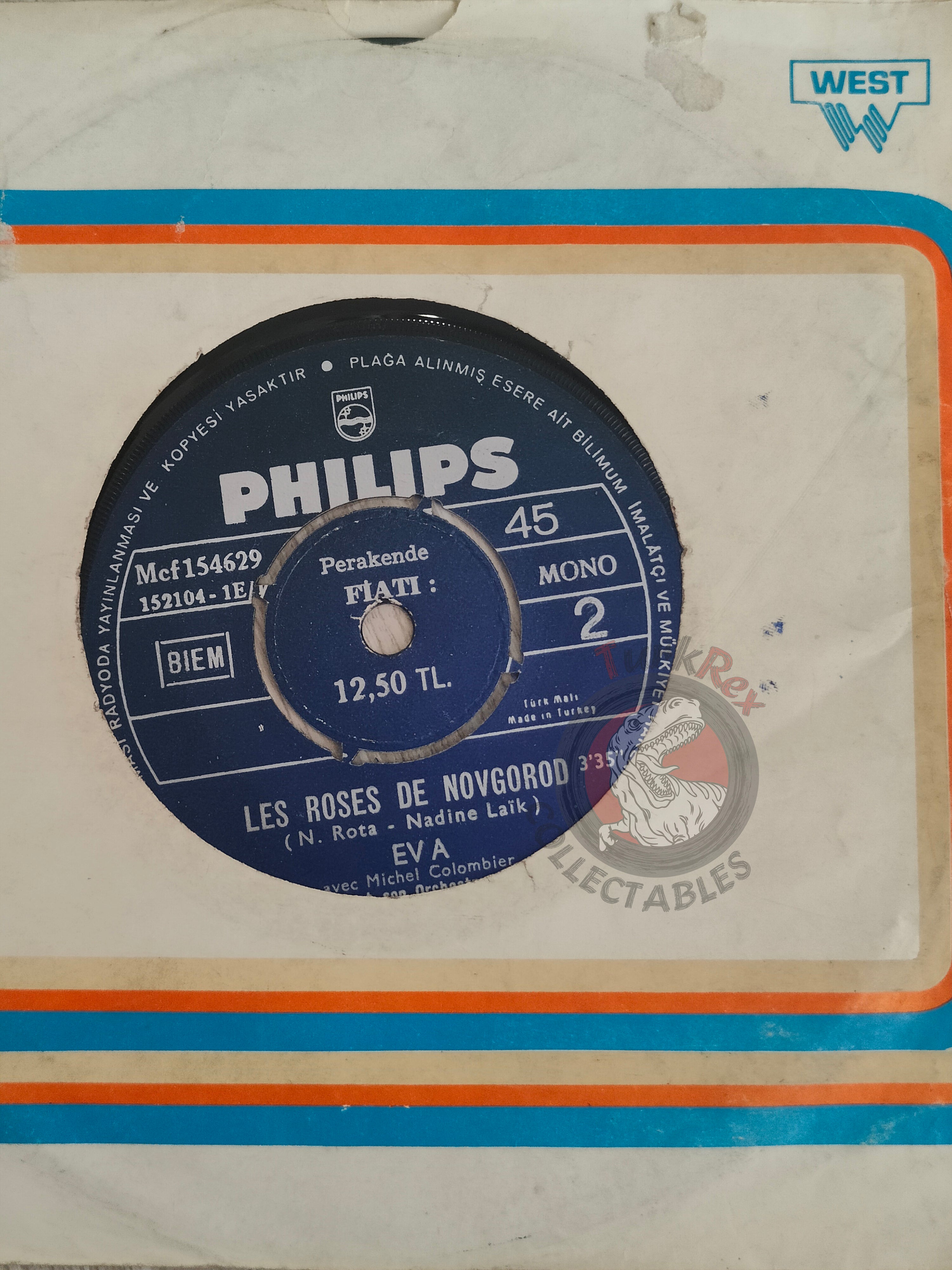Eva – Michael Et Jimmy 7" Turkish Pressing Vinyl Turkey Edition