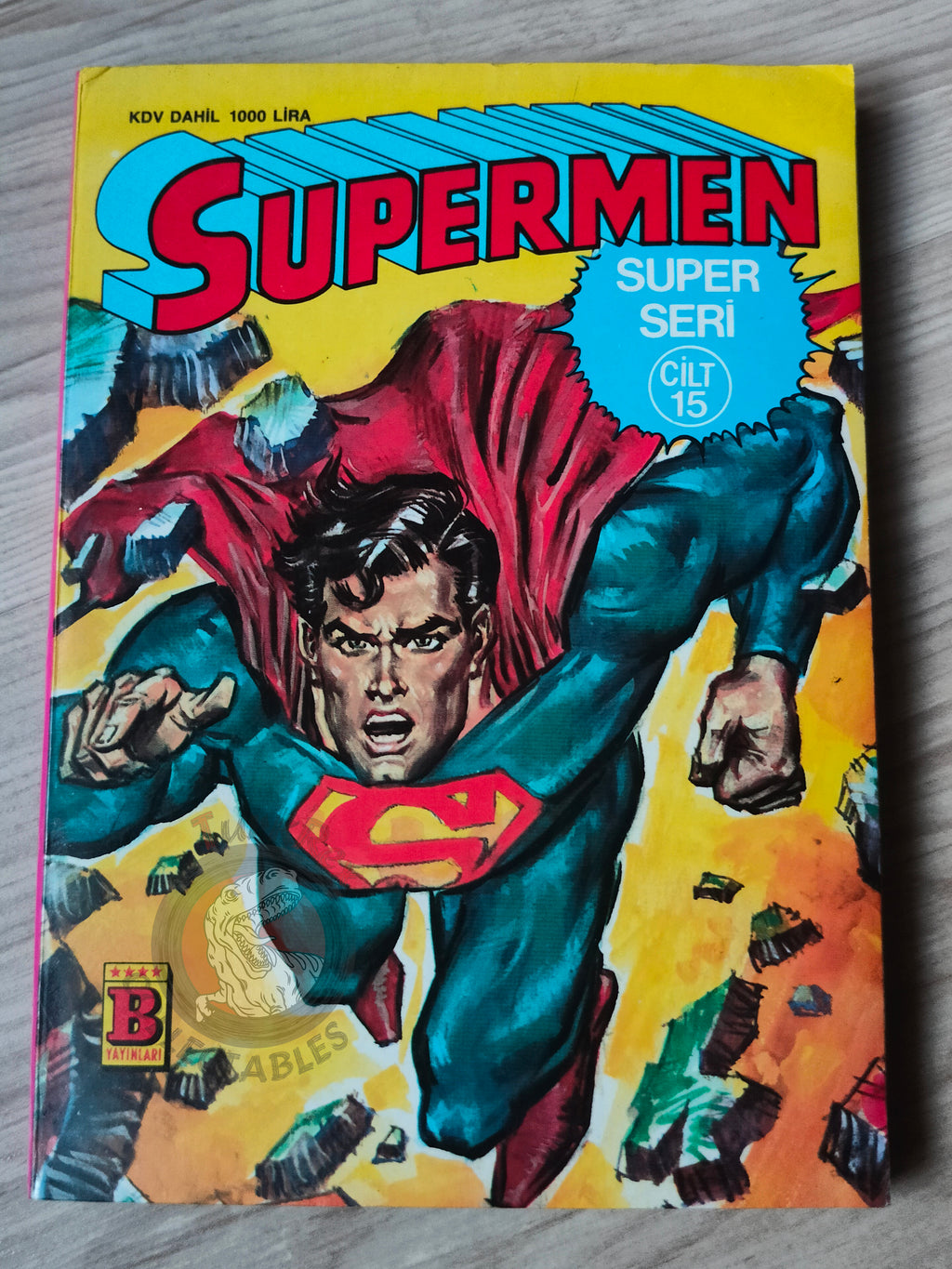 Superman Vol #15 1990 Turkish Comic Turkey #380 #382 Batman Wonder Woman #267