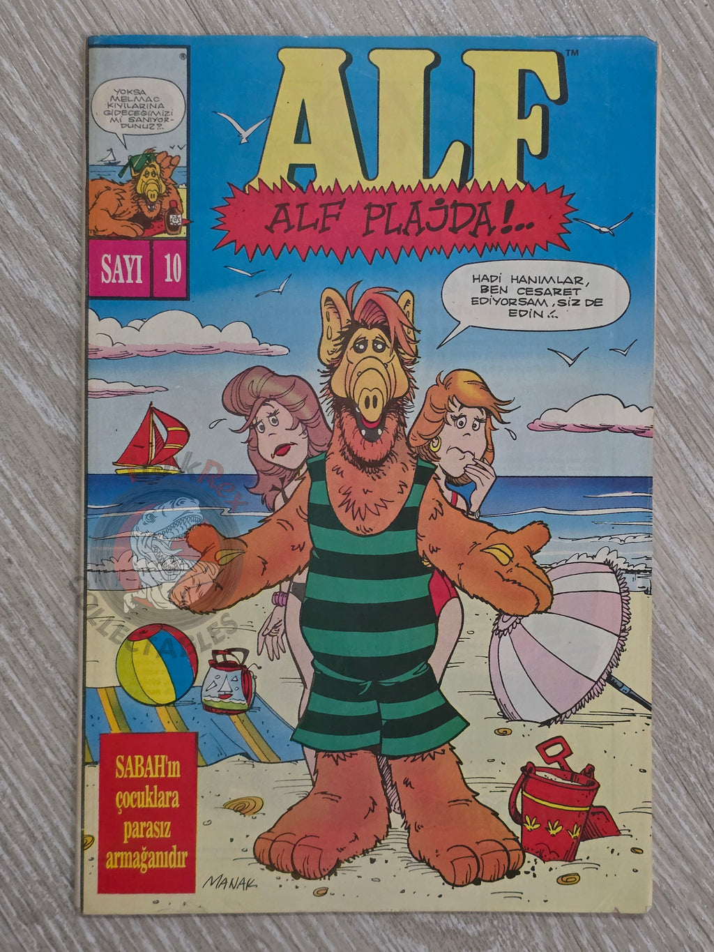 ALF #10 90s Turkish Comic Turkey Marvel Cover #19