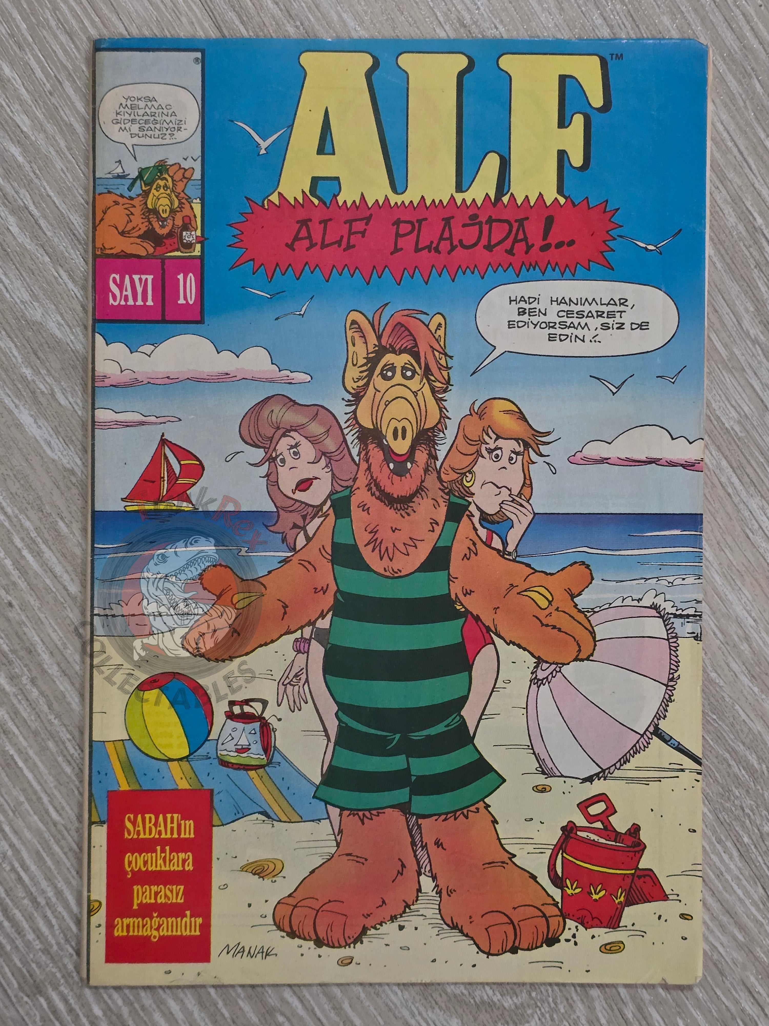 ALF #10 90s Turkish Comic Turkey Marvel Cover #19