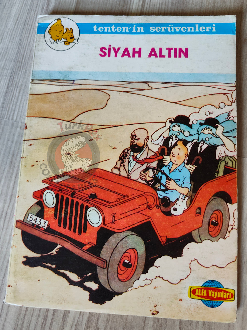 Tintin – Land of Black Gold mid 1980s Turkish Edition Comic Turkey 1