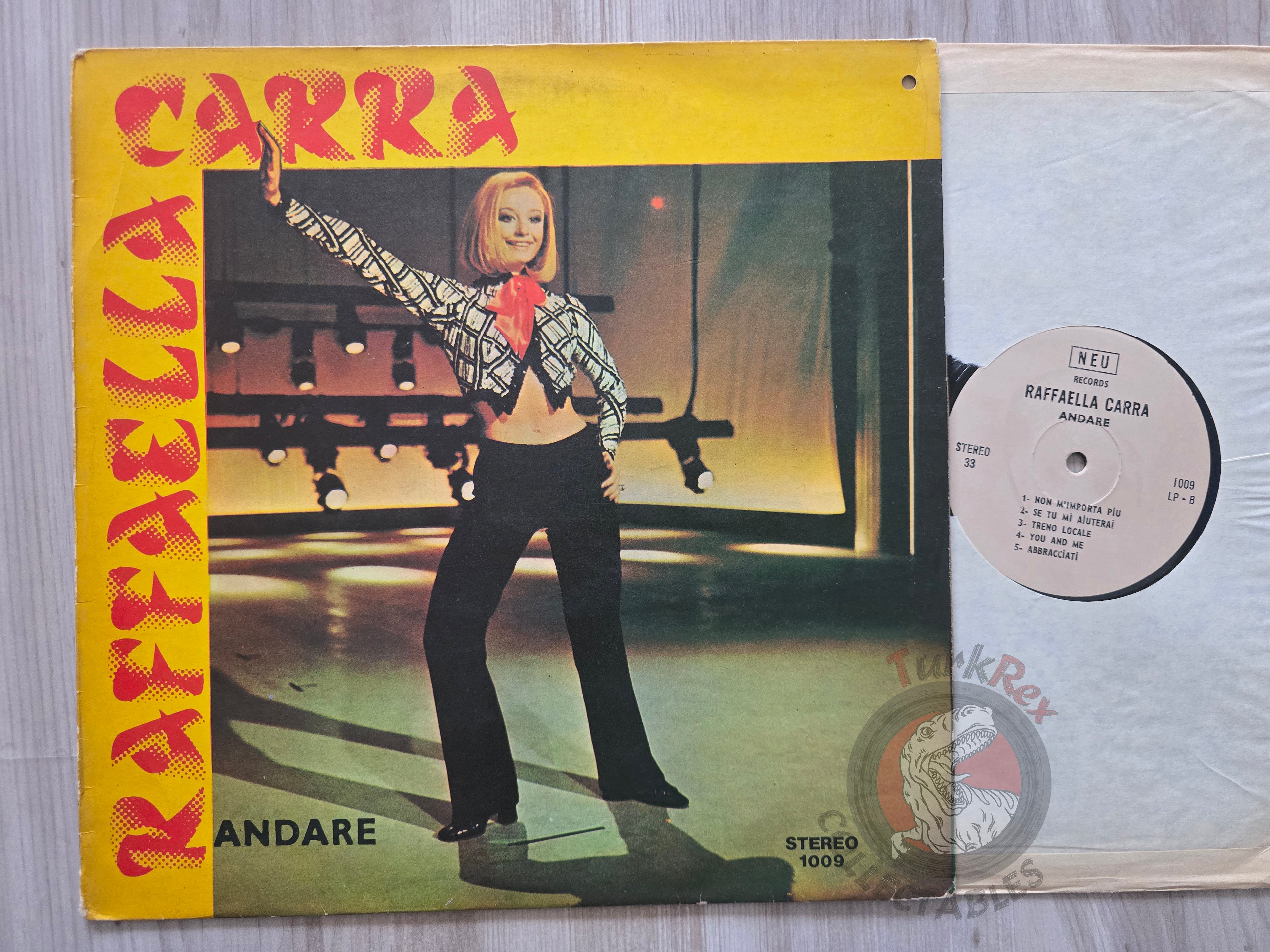 Raffaella Carrà – Andare Turkish Pressing Vinyl Turkey Edition