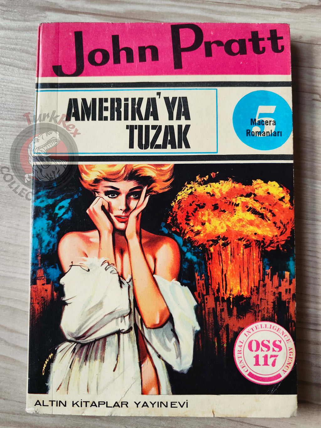 Jean Bruce O.S.S. 117 Contact Impossible 1965 1st Turkish Book Turkey John Pratt