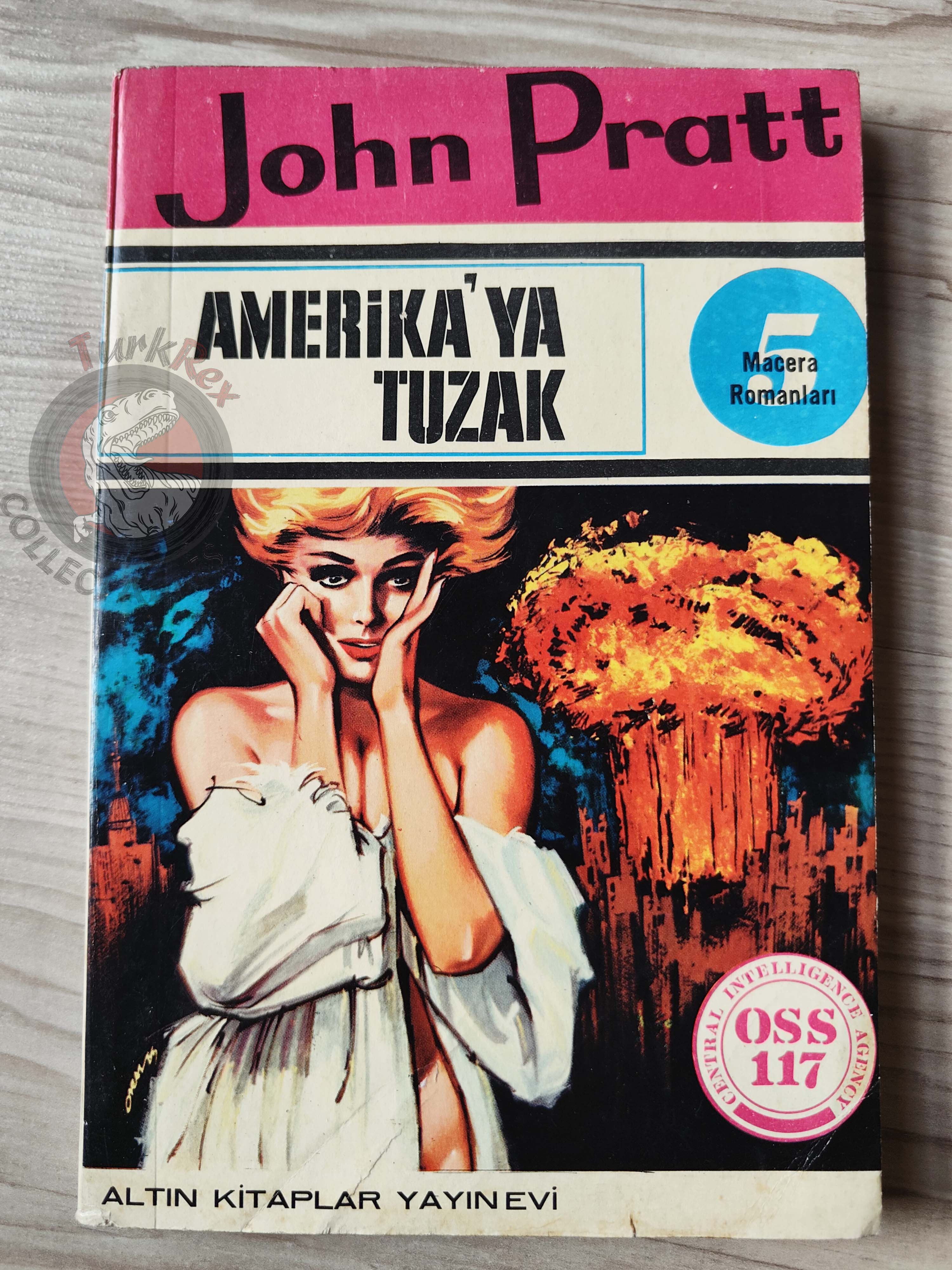 Jean Bruce O.S.S. 117 Contact Impossible 1965 1st Turkish Book Turkey John Pratt