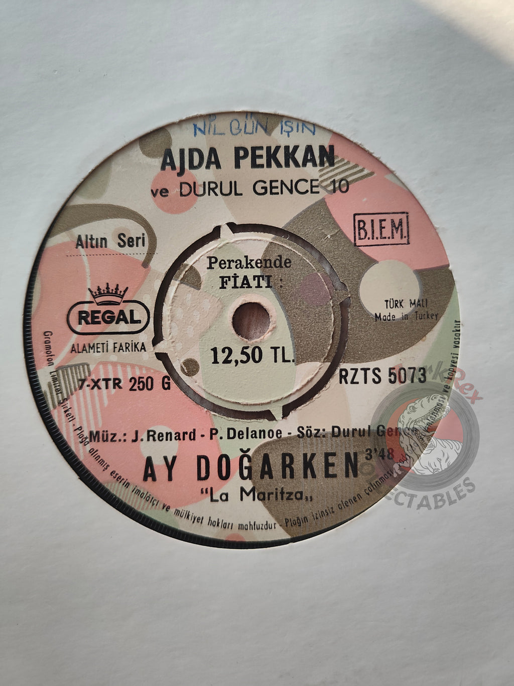 Ajda Pekkan – Ay Doğarken 7" Turkish Pressing Vinyl Turkey Edition