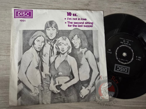 10cc – I'm Not In Love 7" Turkish Pressing Vinyl Turkey Edition