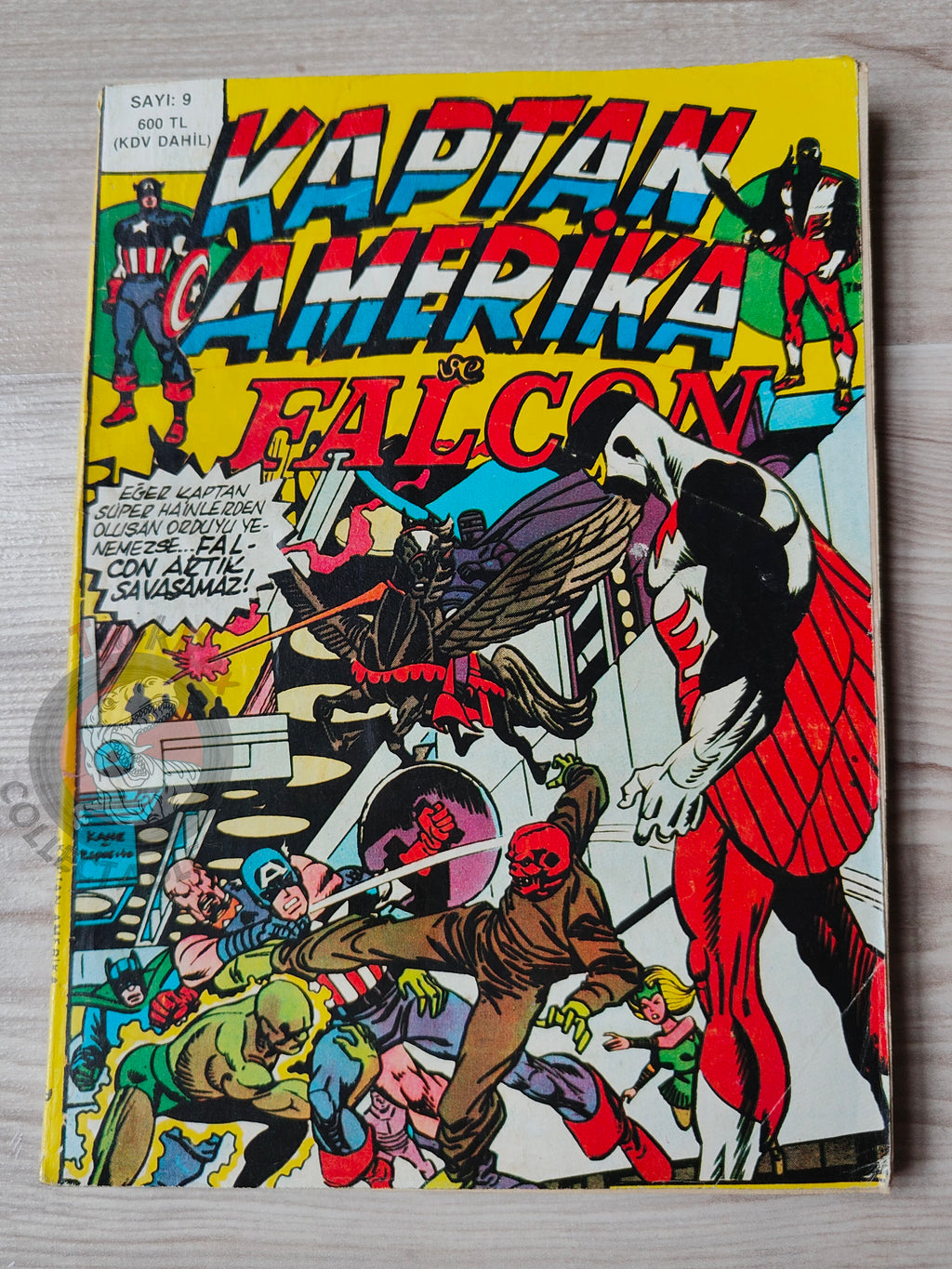 Captain America – Issue #9 1988 Turkish Comic Turkey #187 #188 #189 #190
