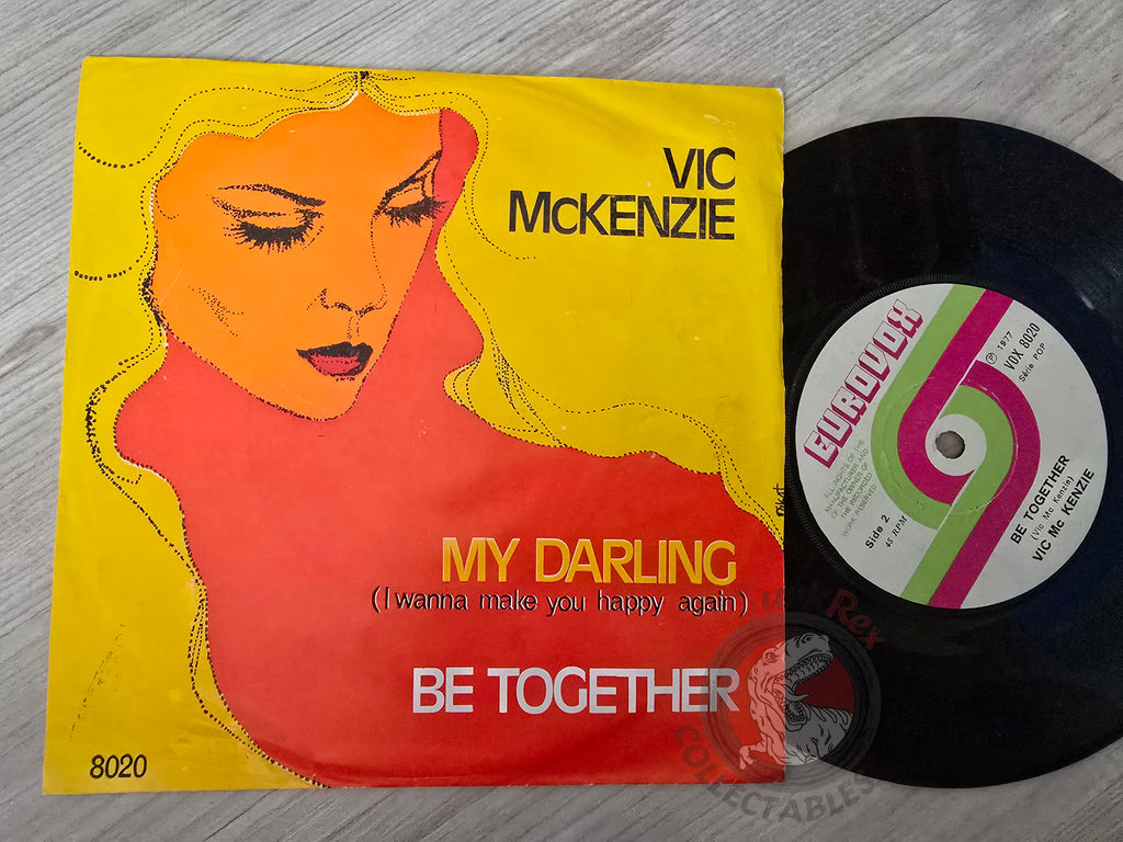 Vic McKenzie – Hey My Darling 7" Turkish Pressing Vinyl Turkey Edition