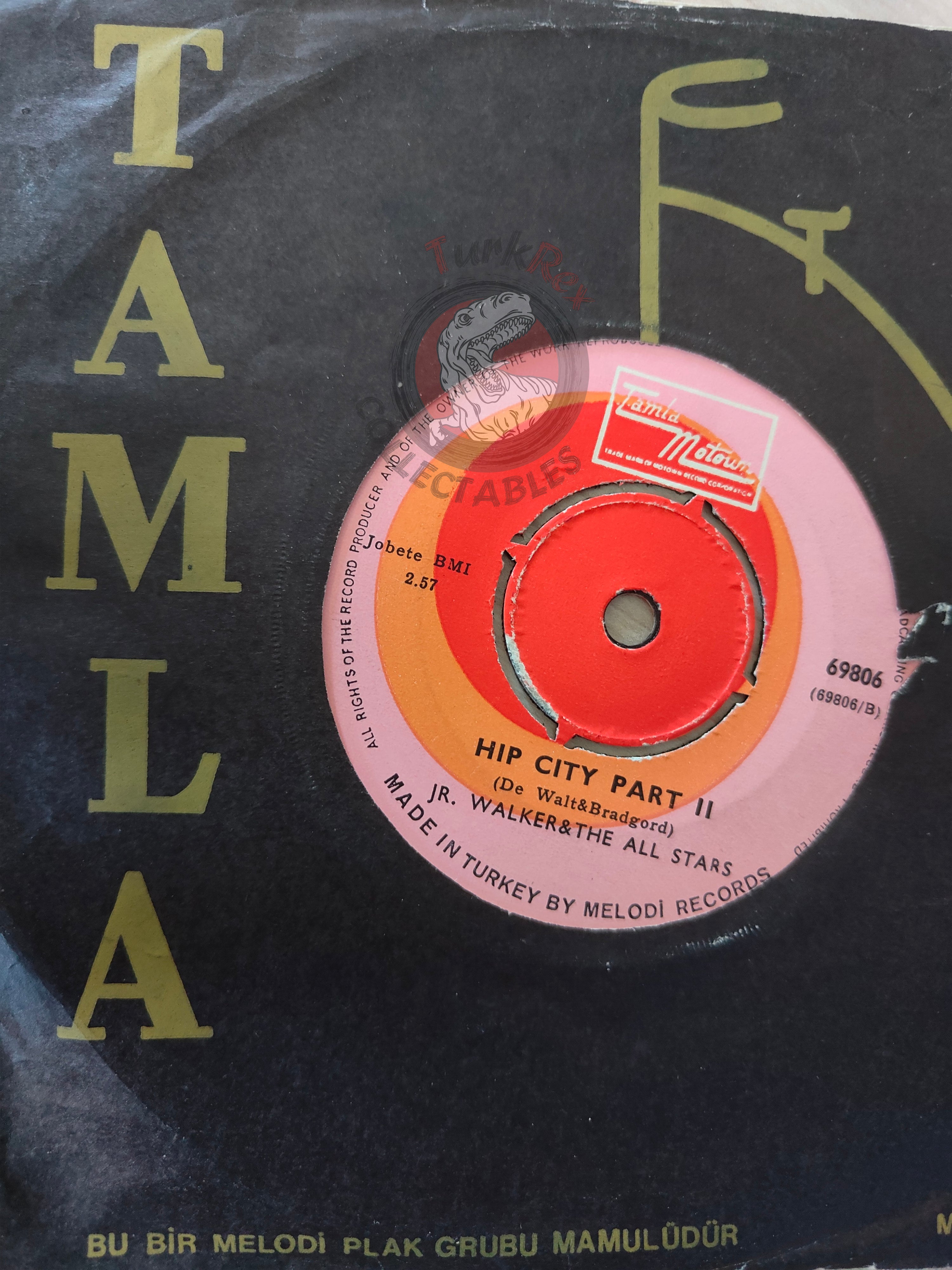 Jr. Walker & The All Stars – Hip City 7" Turkish Pressing Vinyl Turkey Edition