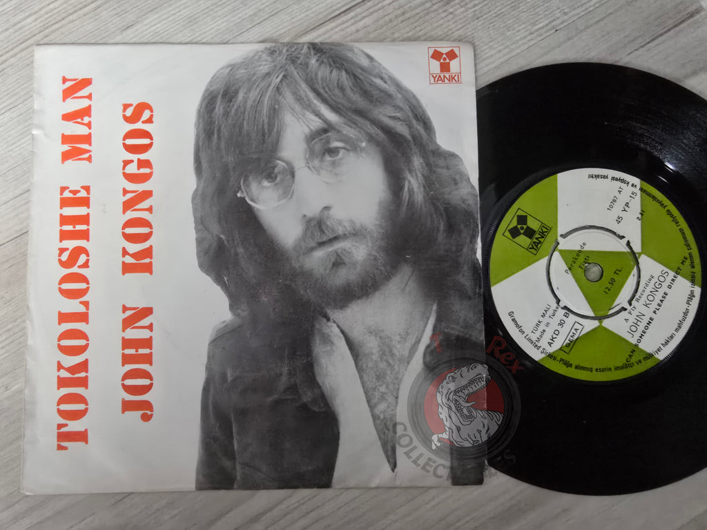 John Kongos – Tokoloshe Man 7" Turkish Pressing Vinyl Turkey Edition