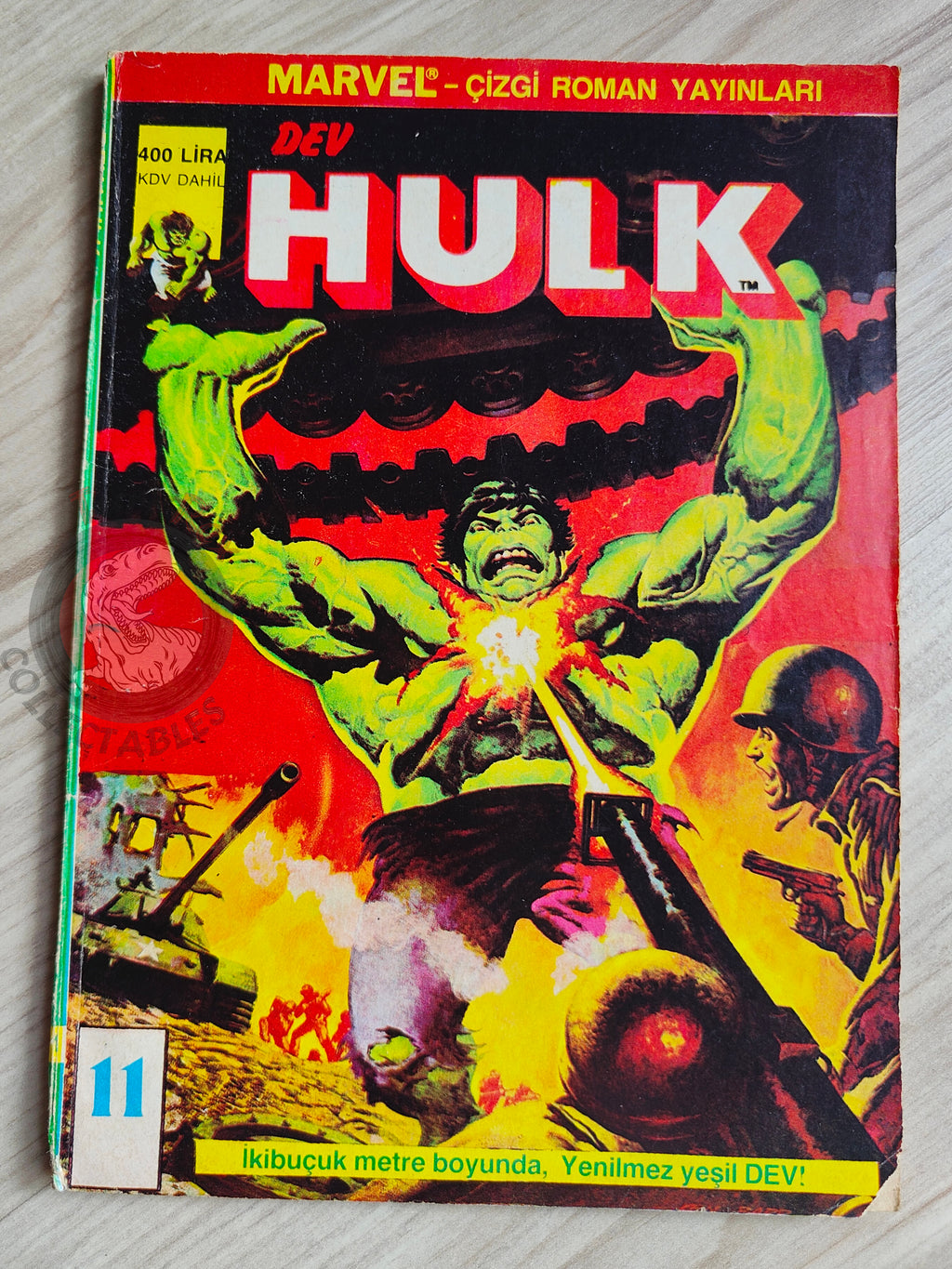 Hulk #11 1988 Turkish Comic Turkey cover Rampaging Magazine #1 #138
