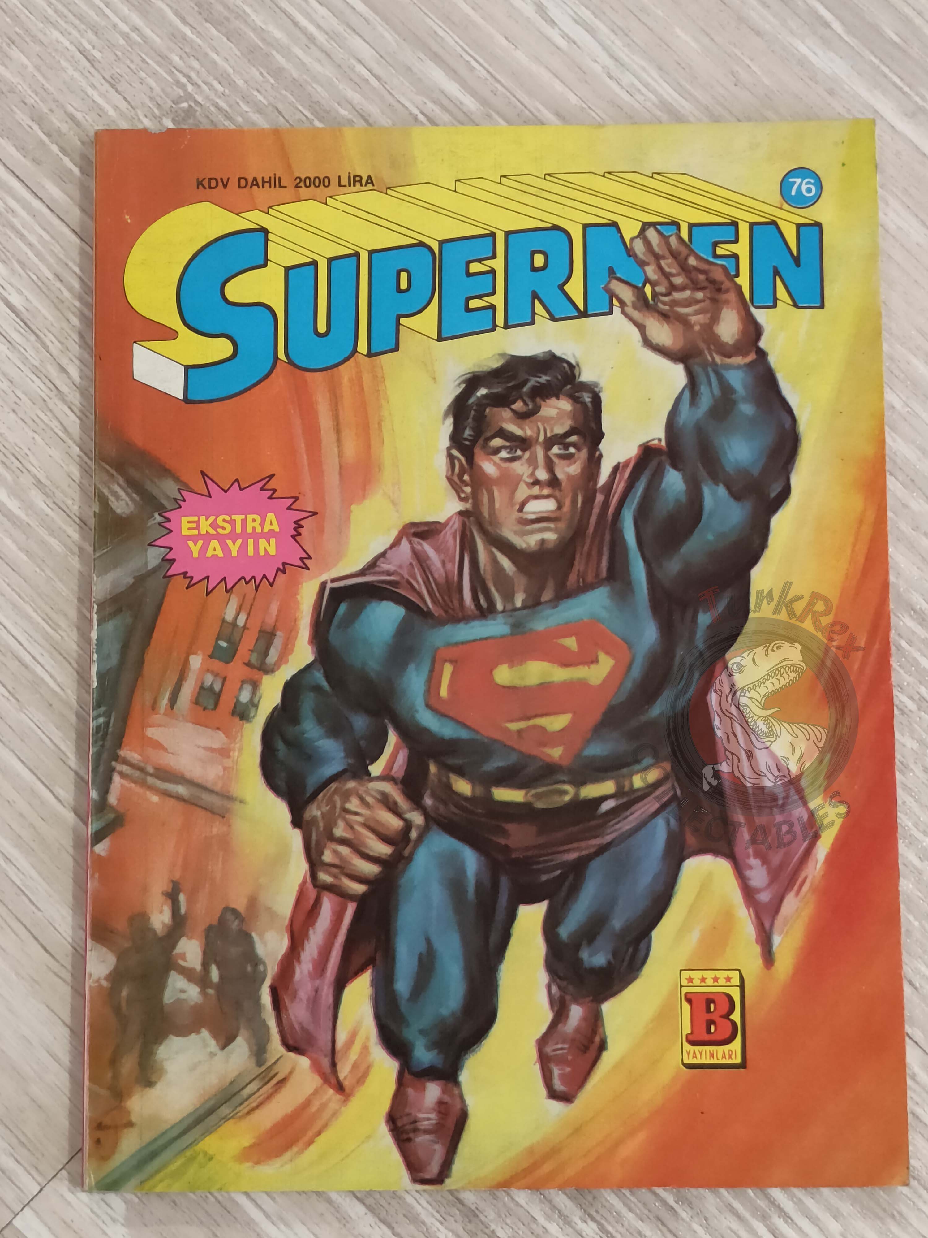 Superman #76 1990 Turkish Comic Turkey World's Finest Comics #214 #302 Batman #26