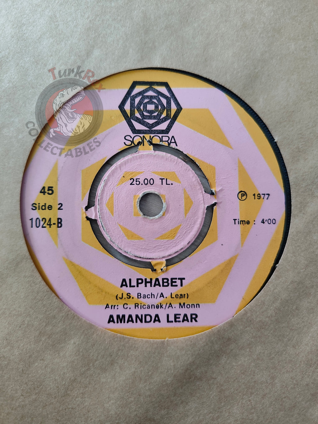 Amanda Lear – Queen Of China-Town 7" Turkish Pressing Vinyl Turkey Edition