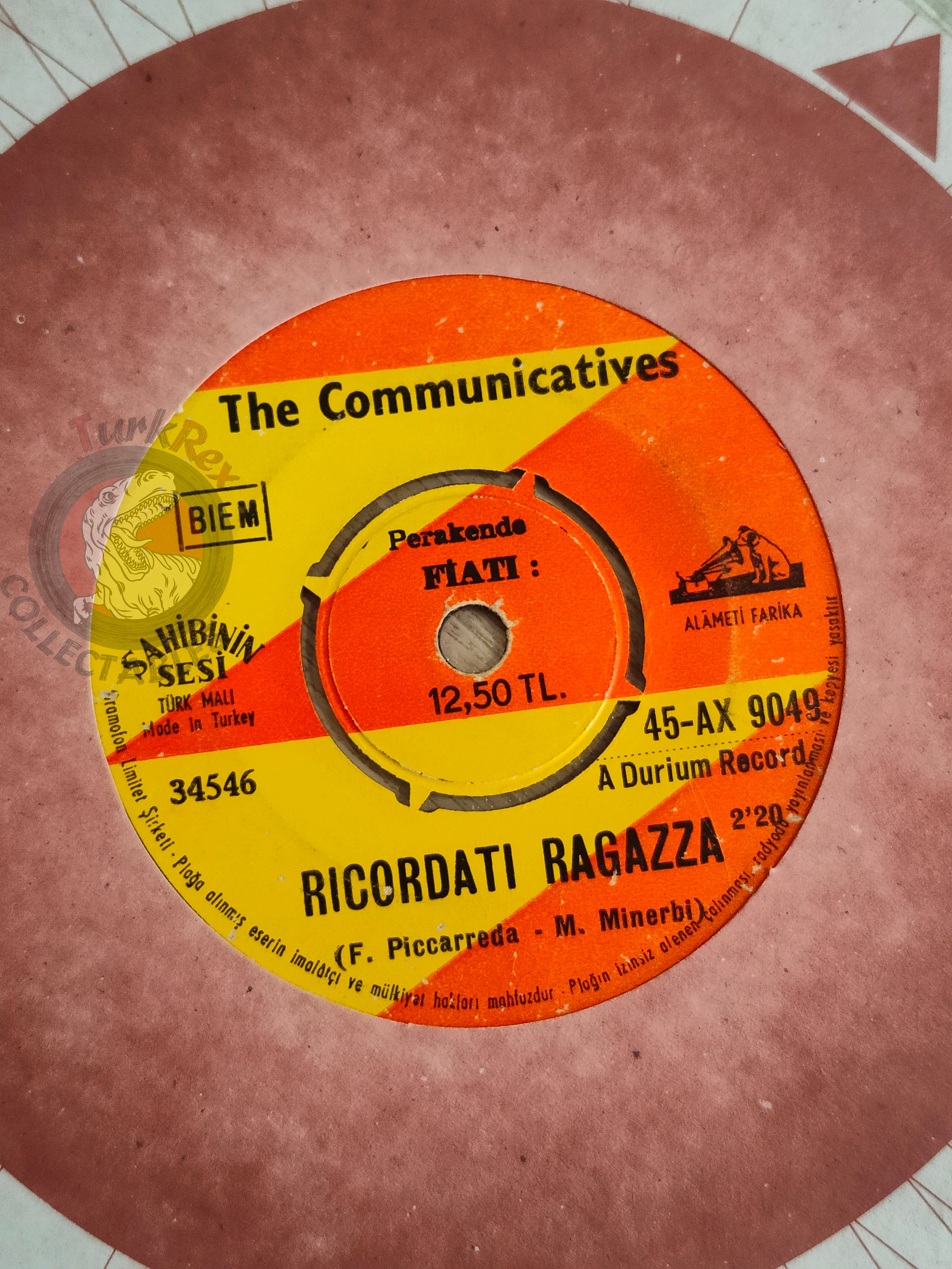 The Communicatives – Je T'aime... Moi Non Plus 7" Turkish Pressing Vinyl Turkey Edition