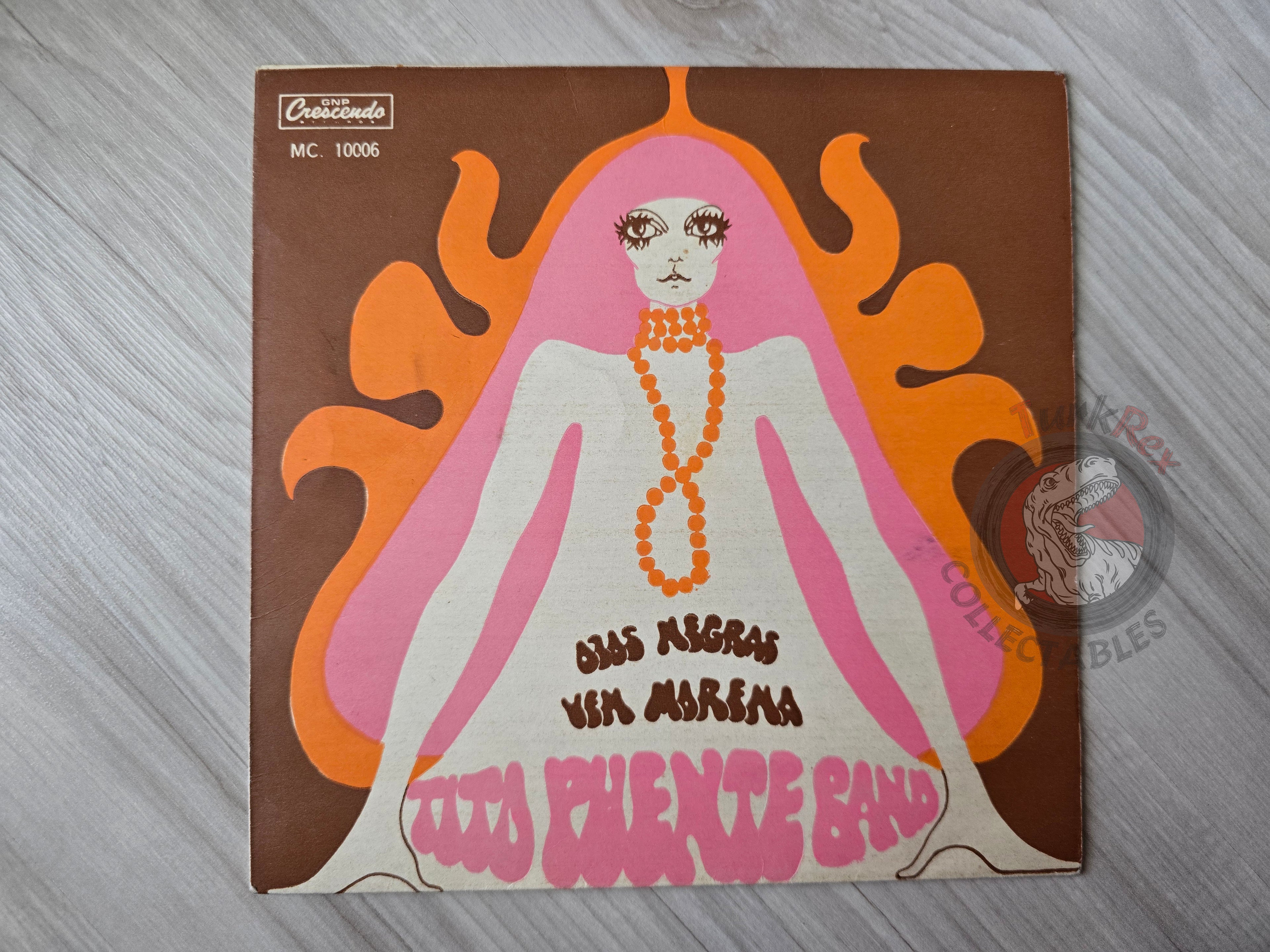 Tito Puente Band – Ojos Negros 7" Turkish Pressing Cover Only Turkey Edition
