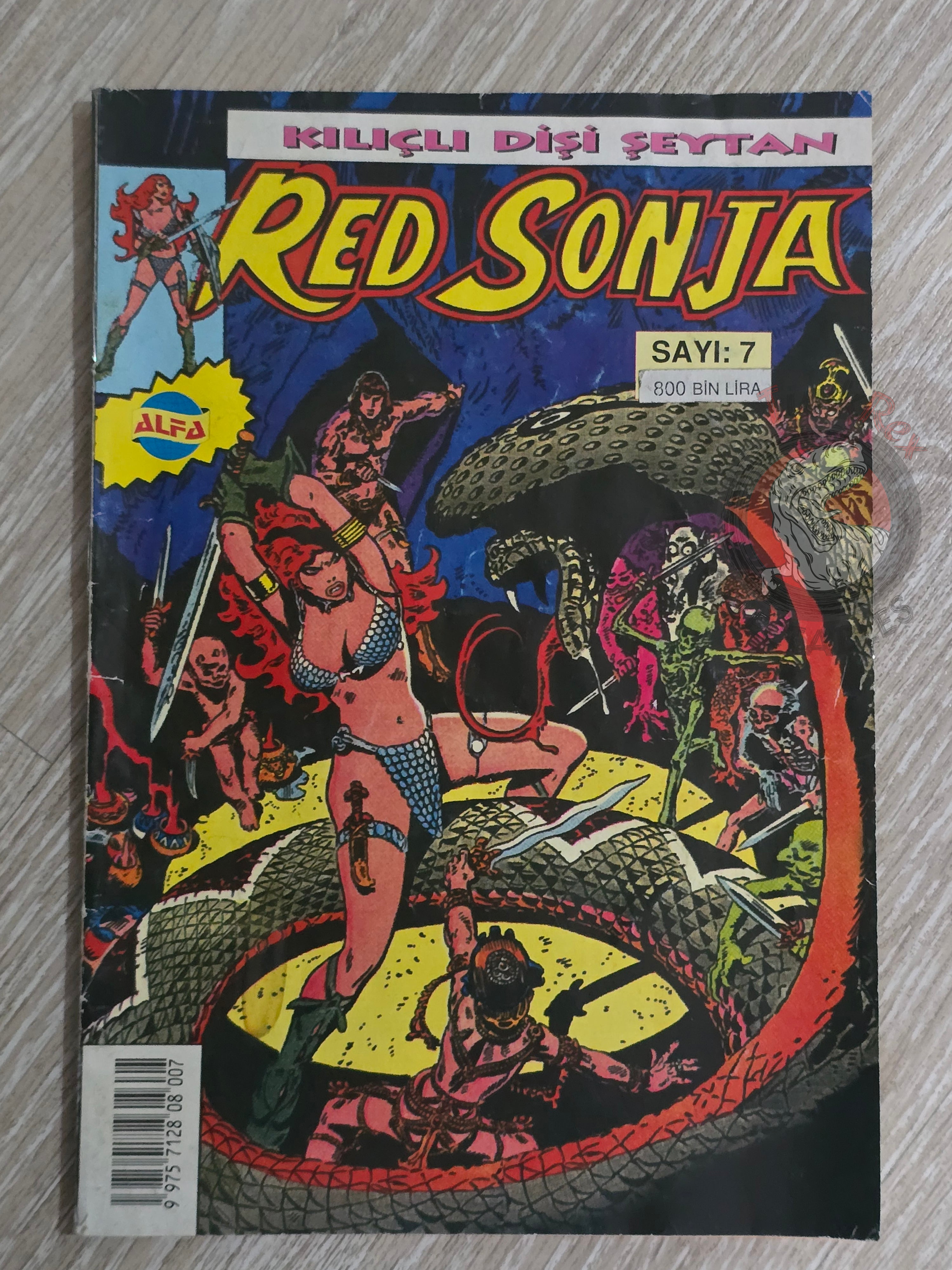 Red Sonja #7 2000 Turkish Comic Turkey vol 1 #6 #7 #8
