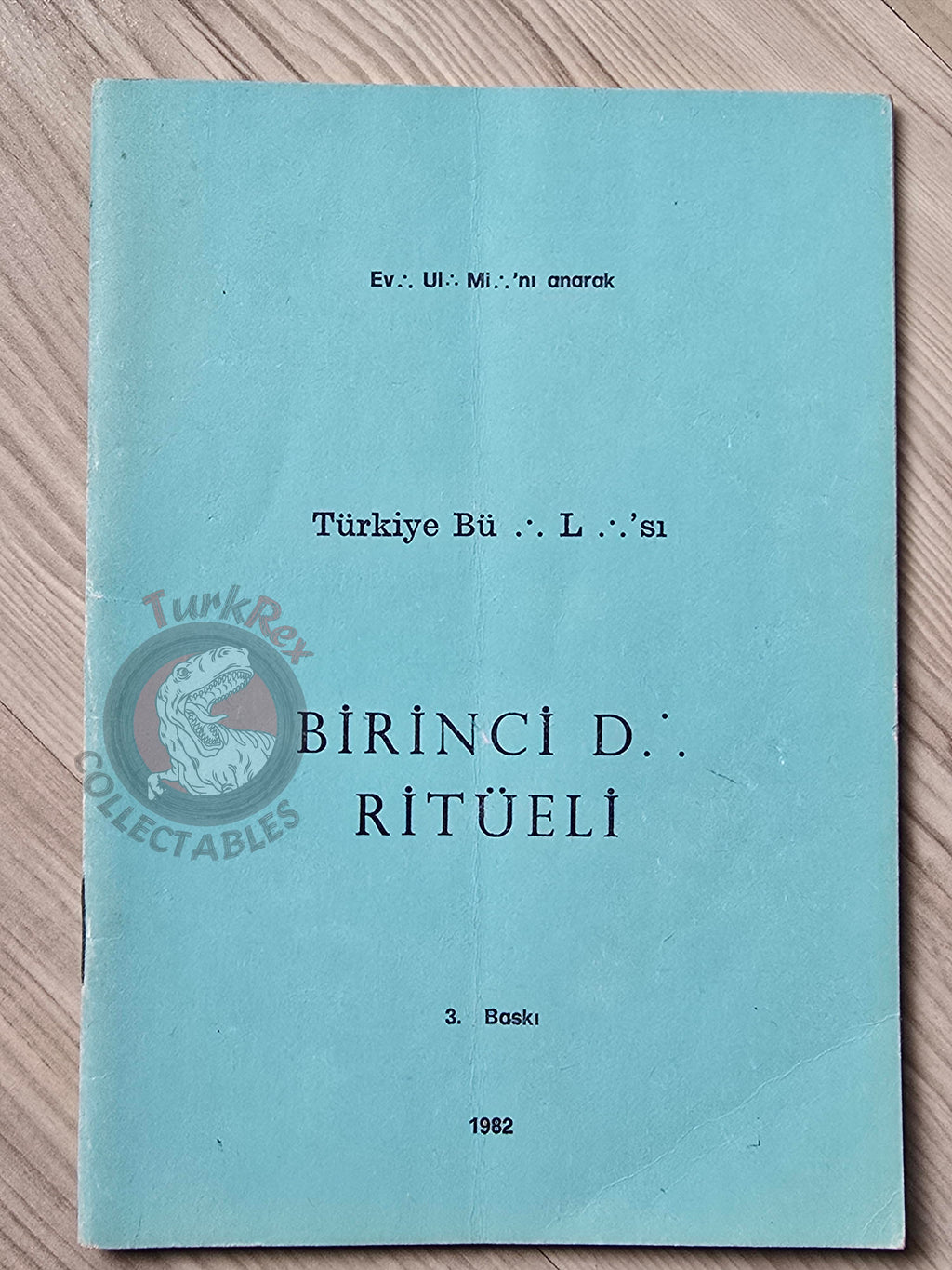 Turkish Freemasonry 1st Degree Ritual Apprentice 1982 Booklet Masonic Masons of Turkey