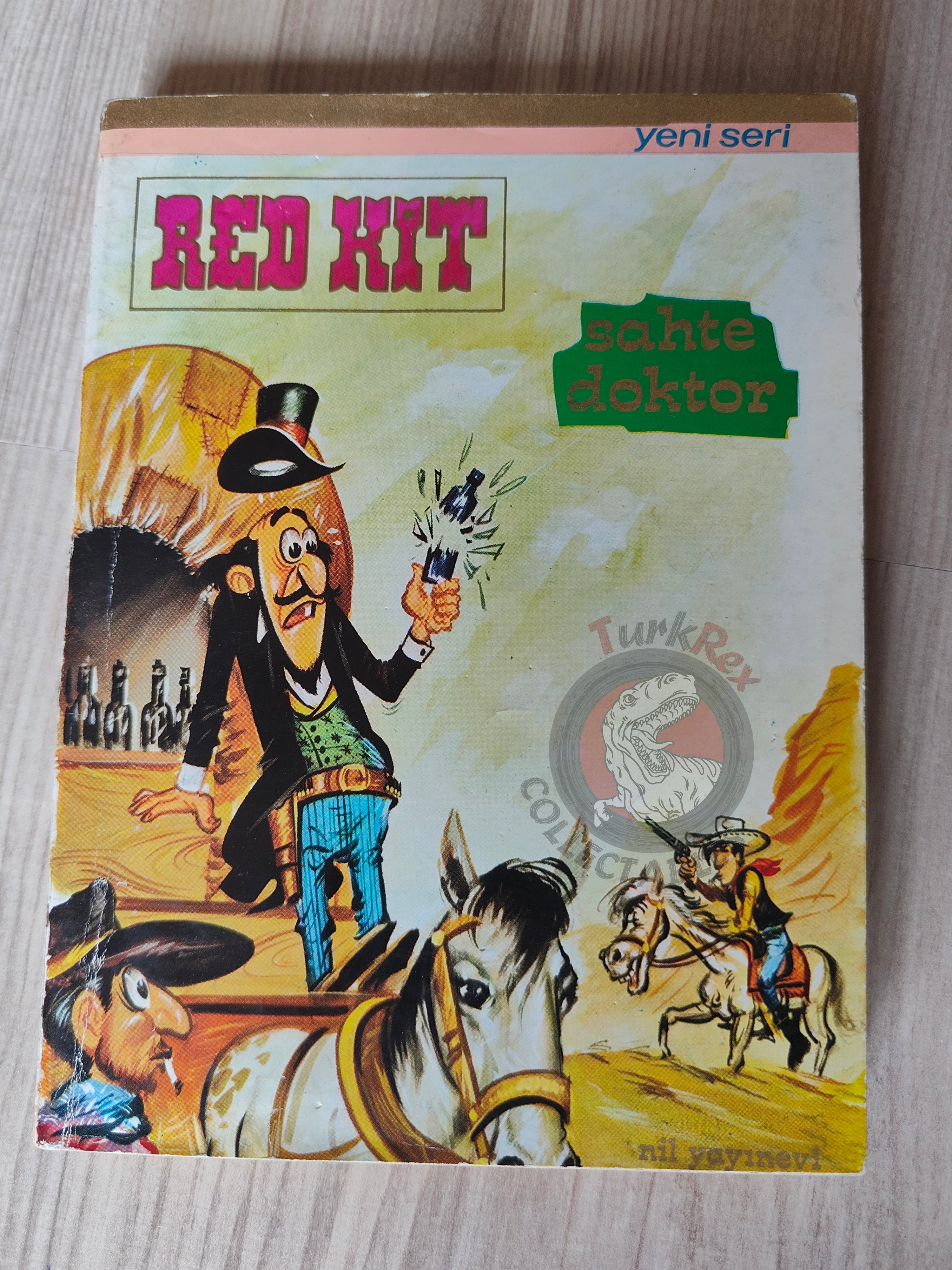 Lucky Luke #5 L’Elixir du Docteur Doxey 1972 Turkish Comic Turkey Le Vieux Nick Boule et Bill