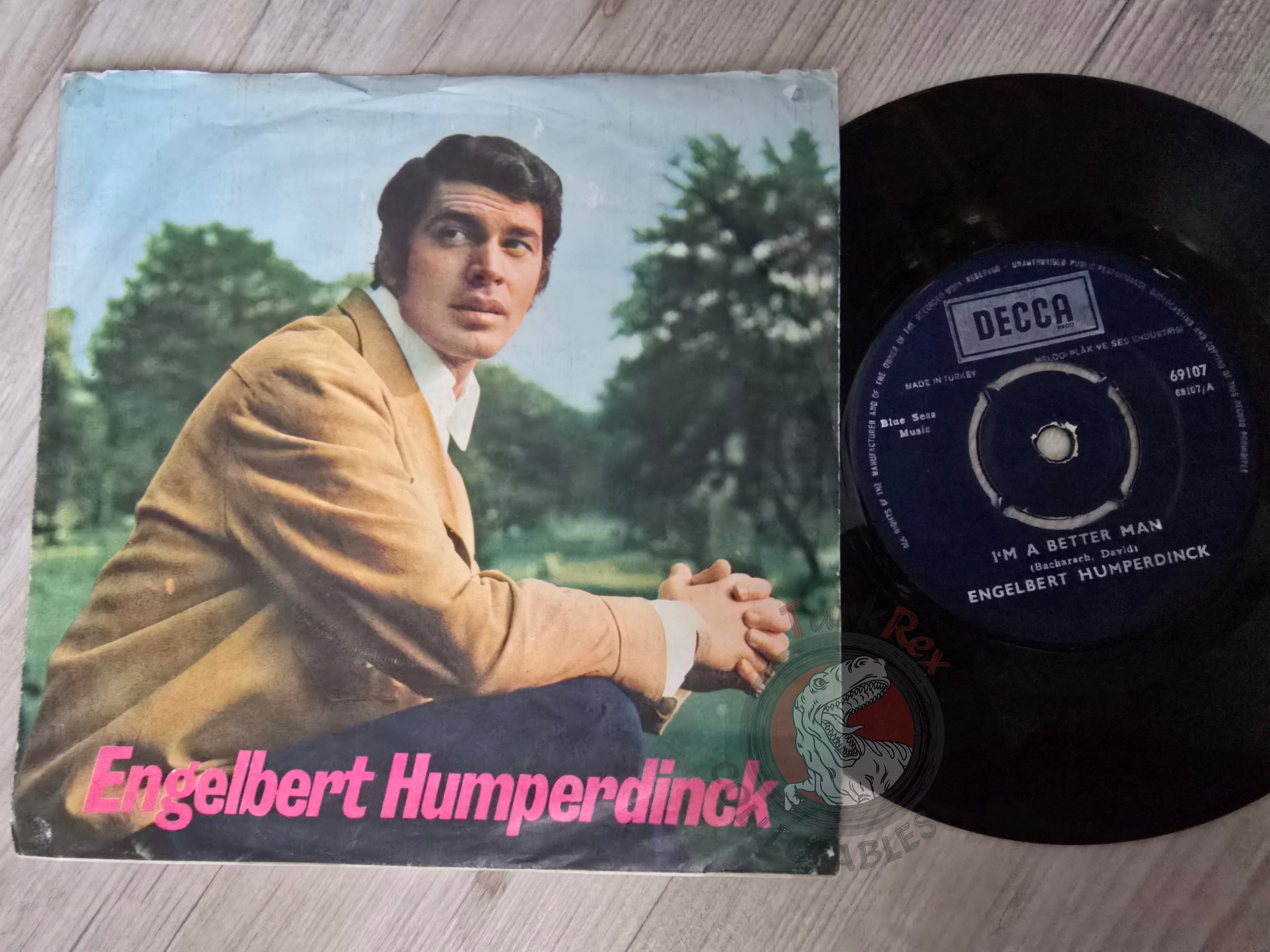Engelbert Humperdinck – I'm A Better Man / Cafe 7" Turkish Pressing Vinyl Turkey Edition