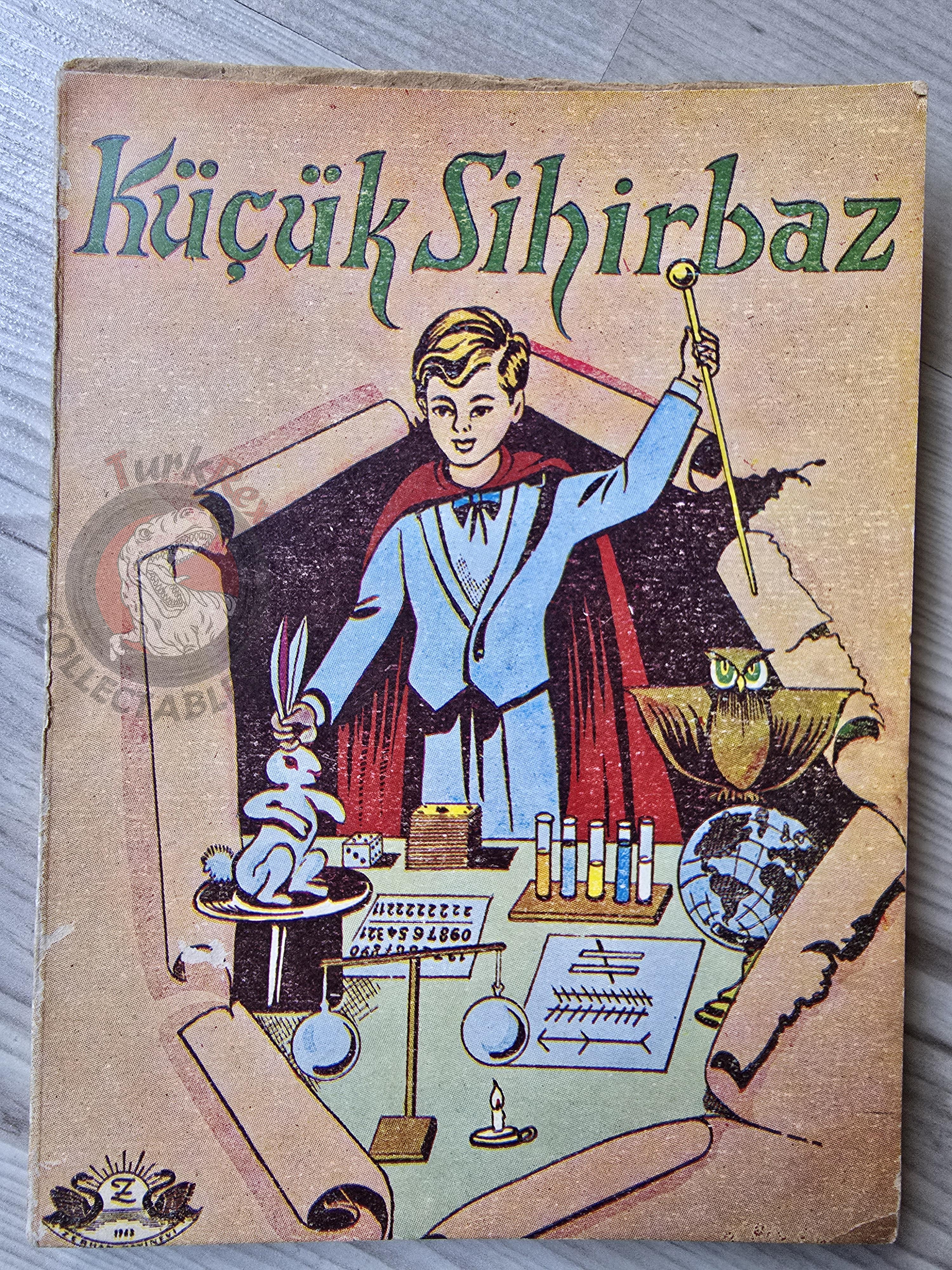 Little Magician 1966 1st Turkish Book Turkey Illusion Magic Tricks