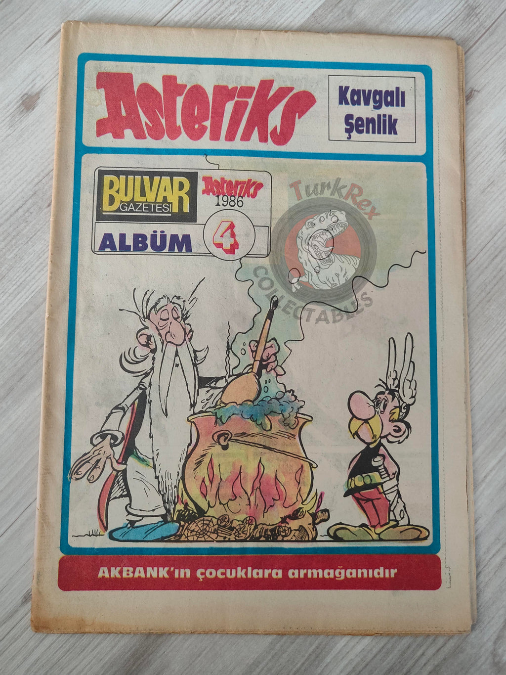 Asterix – Asterix and the Great Divide 1986 Turkish Edition Comic Turkey