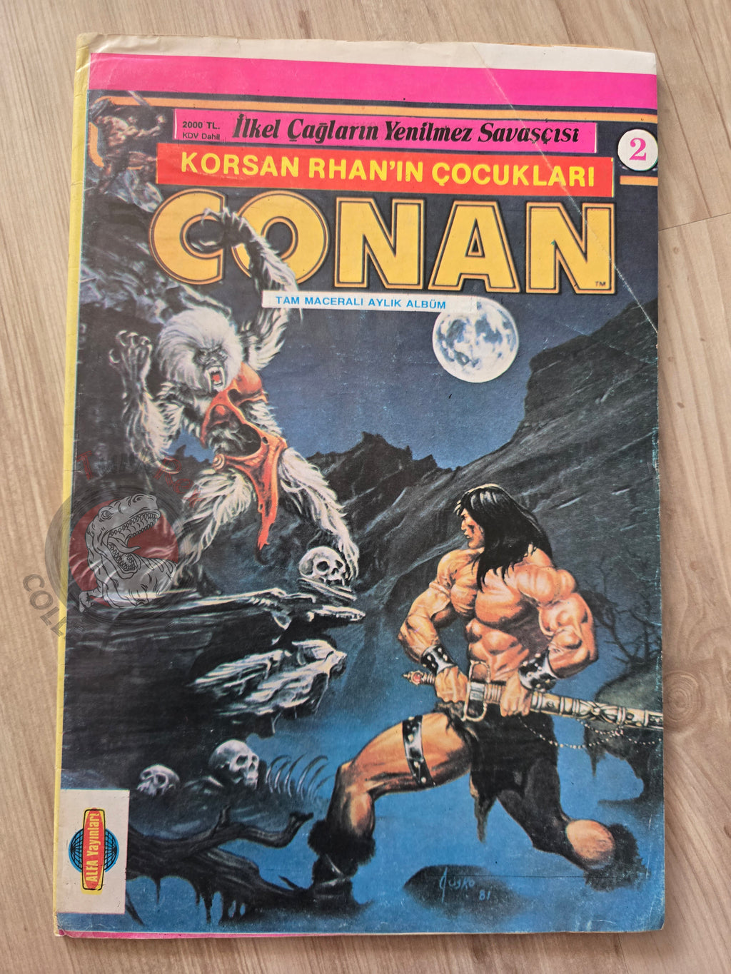 Conan #2 The Savage Sword of Conan Issue #64 Turkish Comic Turkey