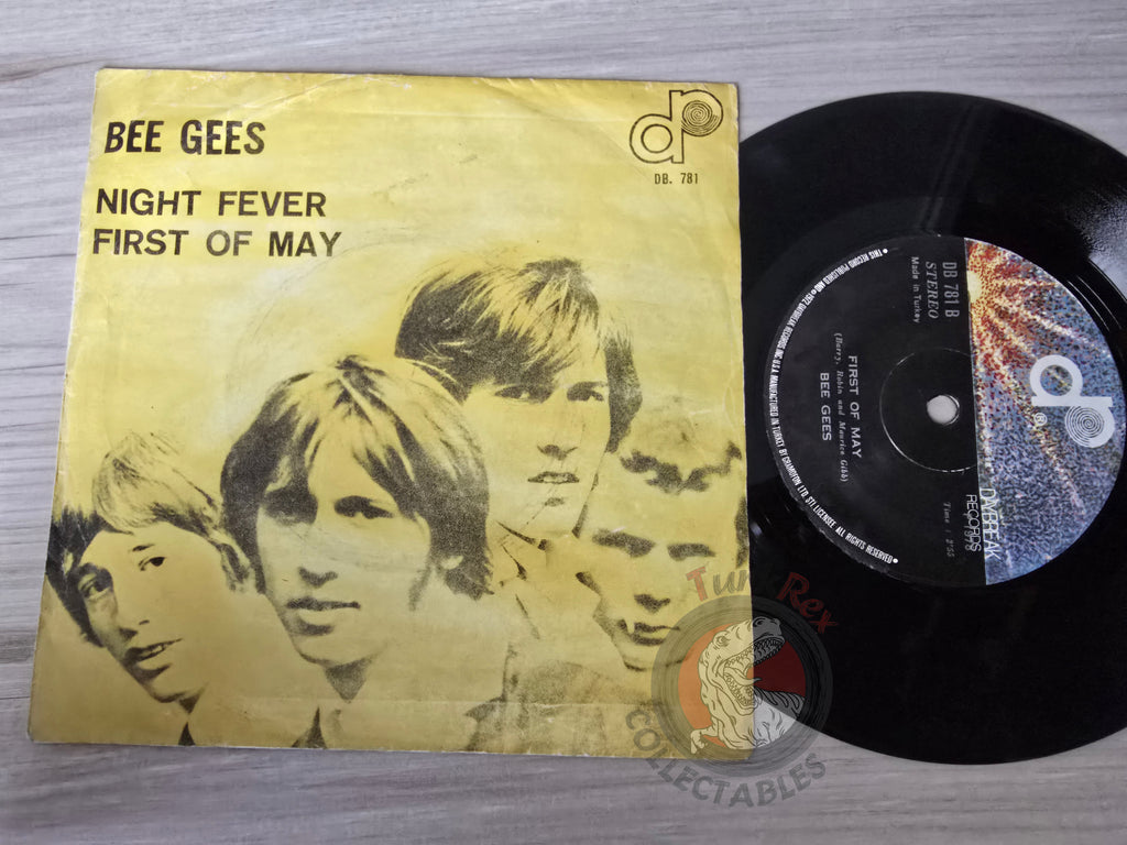 Bee Gees – Night Fever / First Of May 7" Turkish Pressing Vinyl Turkey Edition