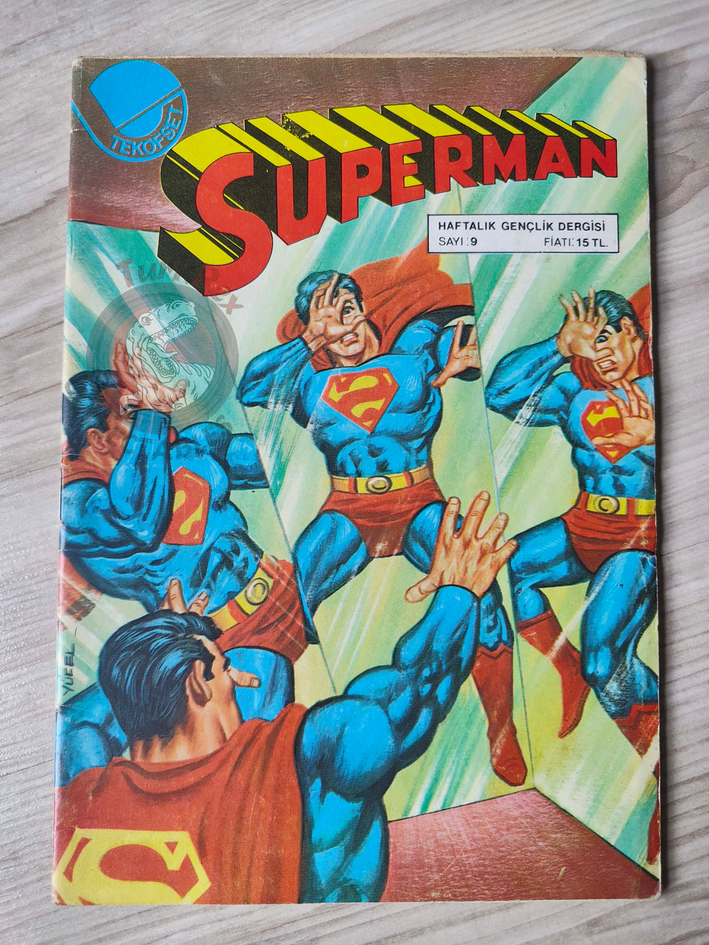 Superman #9 1980 Turkish Comic Turkey #332 Supergirl Family #192 Fuss Pot Norman Mansbridge