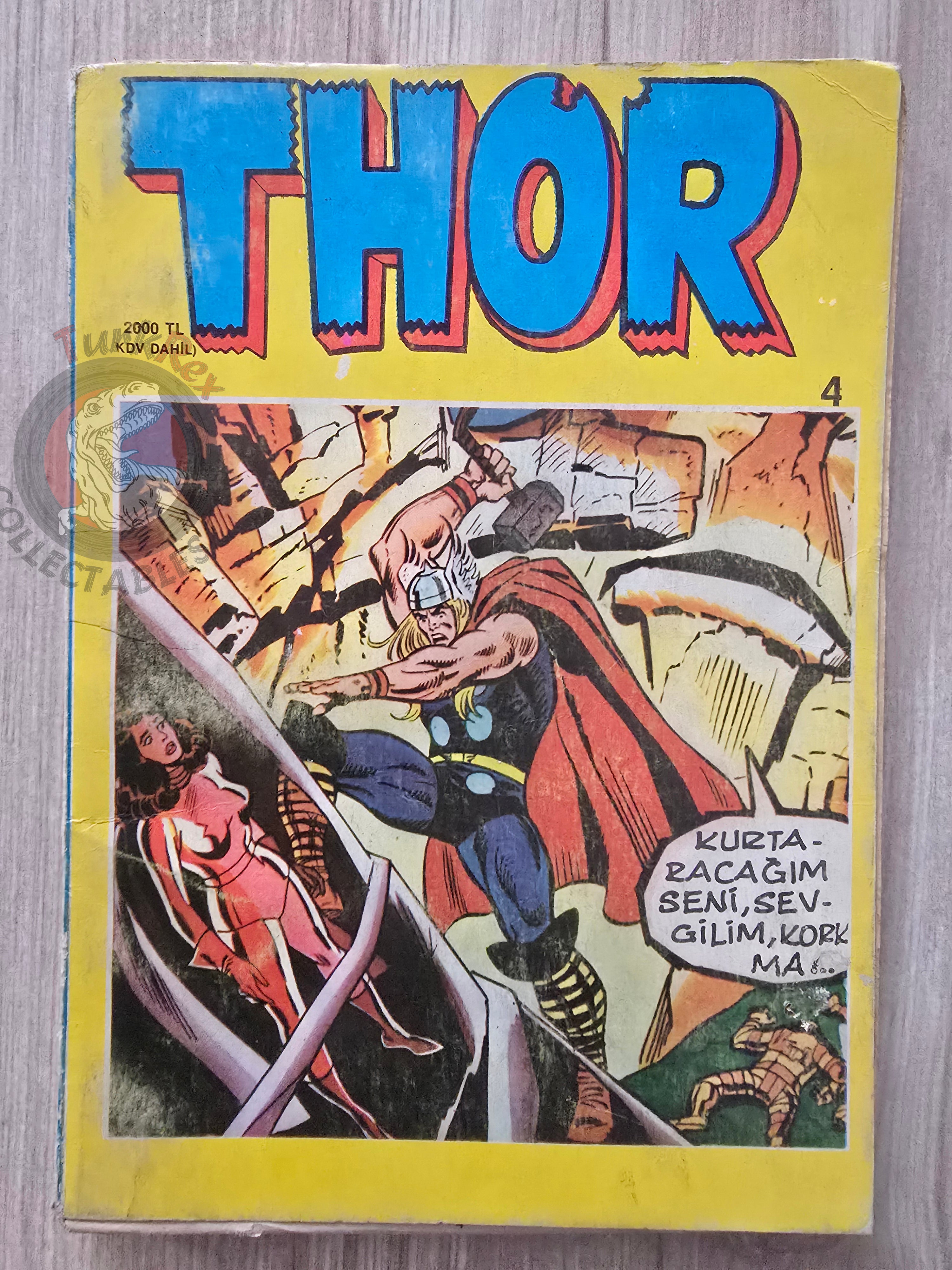 Thor Vol #4 1987 Turkish Comic Turkey The Mighty Thor #205–210 cover #215