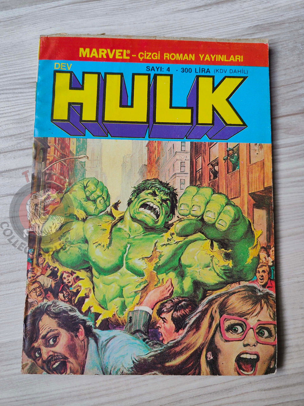 Hulk #4 1987 Turkish Comic Turkey cover #16