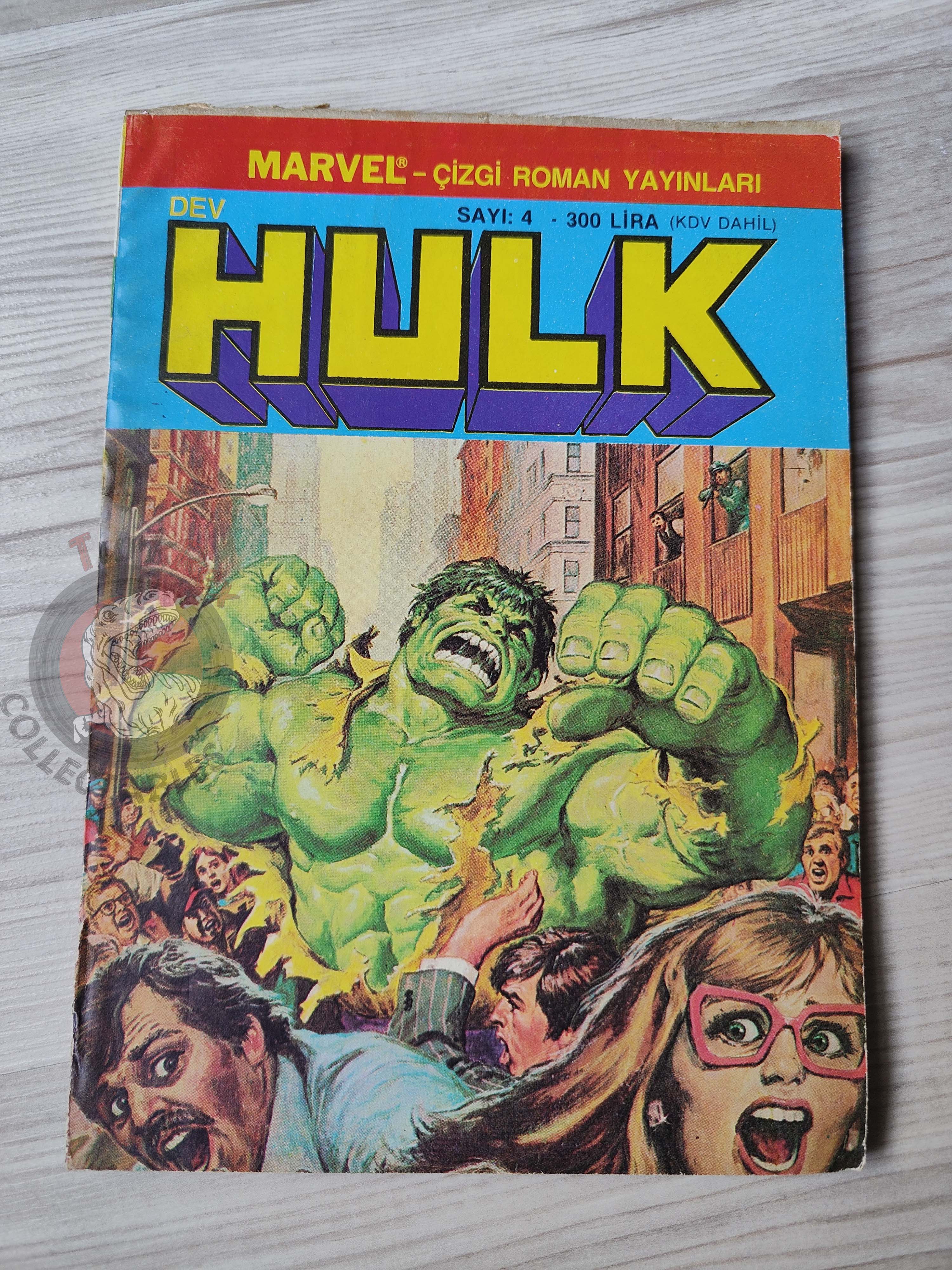 Hulk #4 1987 Turkish Comic Turkey cover #16