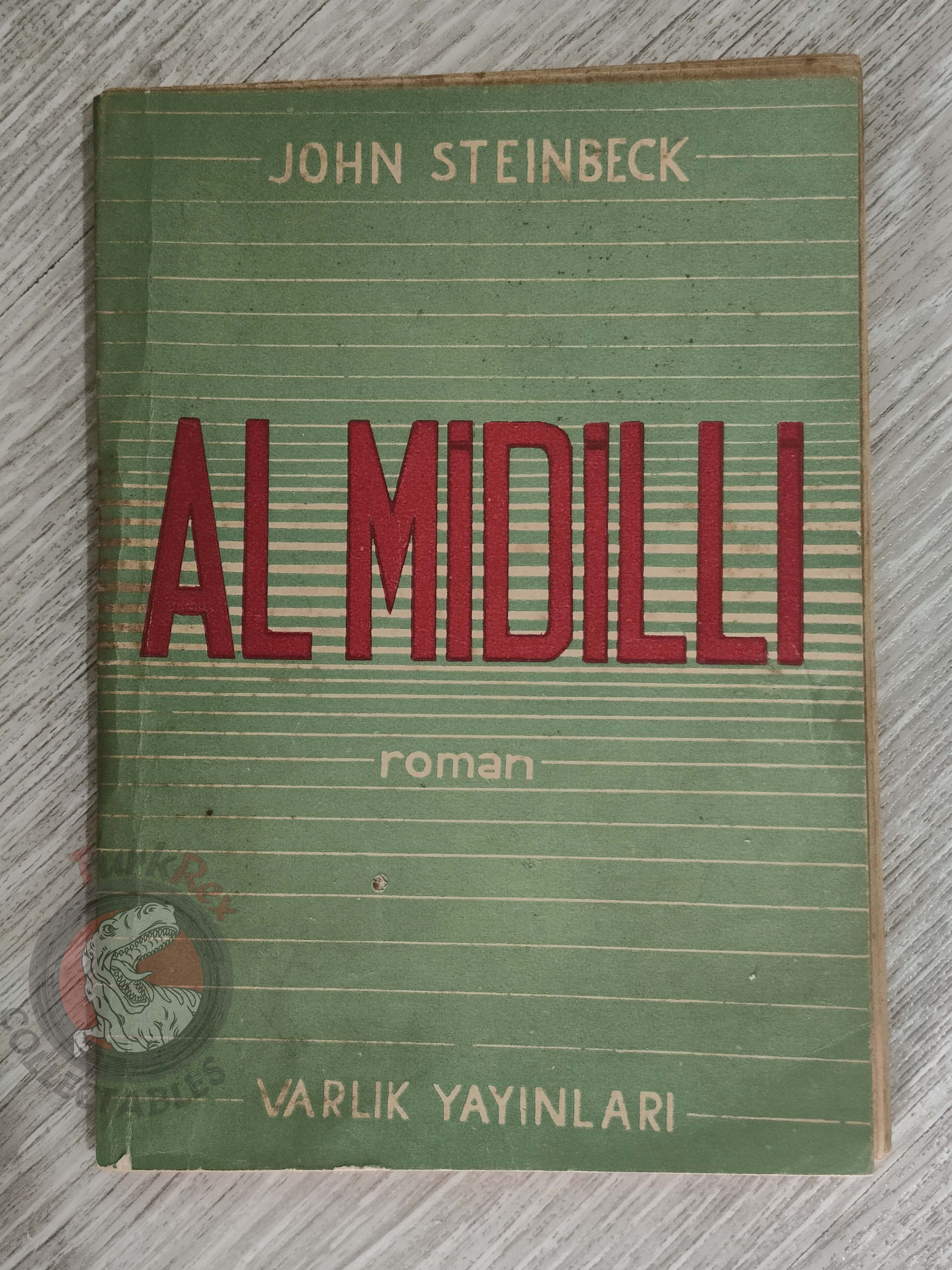 John Steinbeck – The Red Pony 1953 1st Turkish Book Turkey