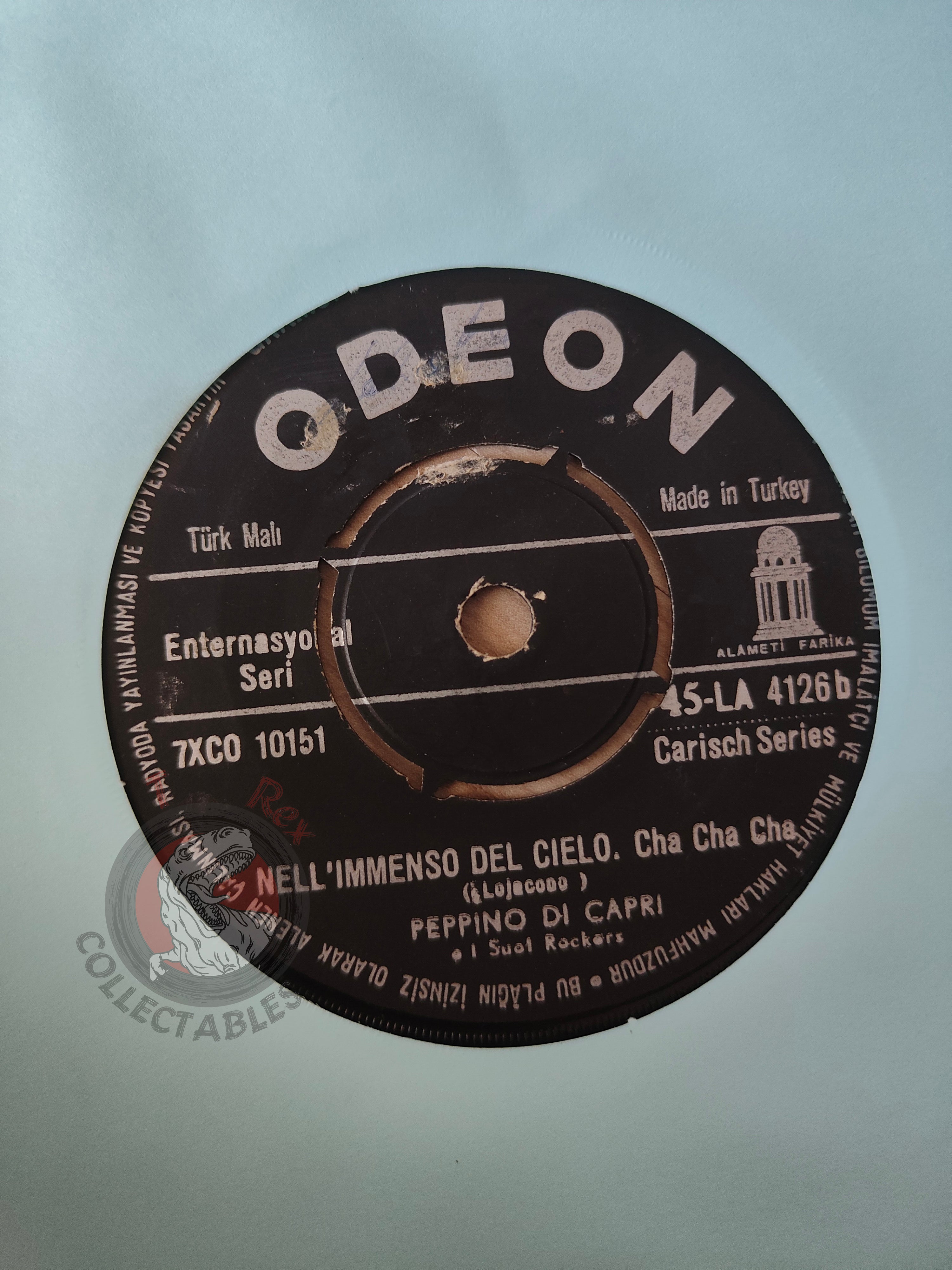 Peppino Di Capri E I Suoi Rockers – The Jet 7" Turkish Pressing Vinyl Turkey Edition
