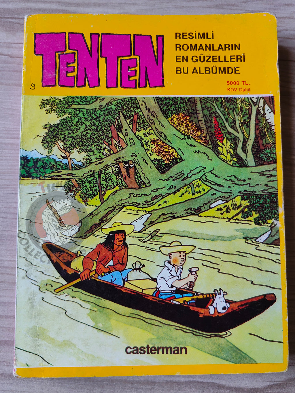 Tintin – Tintin In Tibet & The Castafiore Emerald late 1980s Turkish Edition Comic Turkey