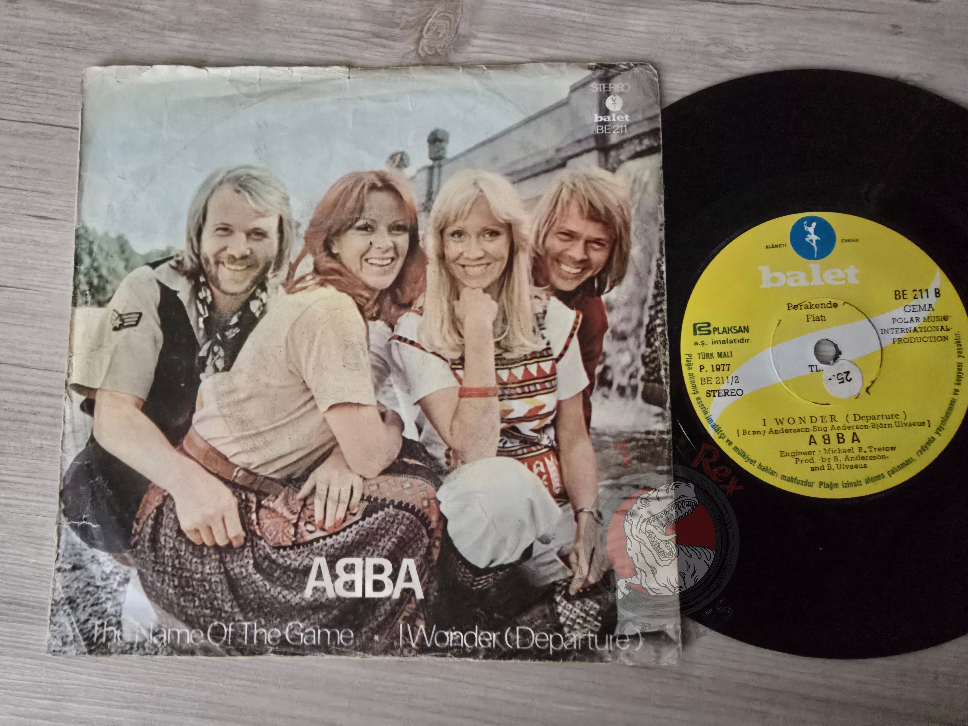 ABBA – The Name Of The Game 7" Turkish Pressing Vinyl Turkey Edition