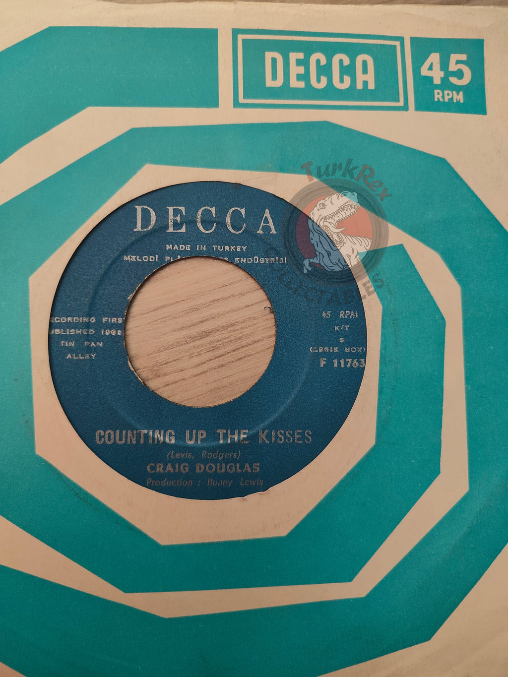 Craig Douglas – From Russia With Love 7" Turkish Pressing Vinyl Turkey Edition