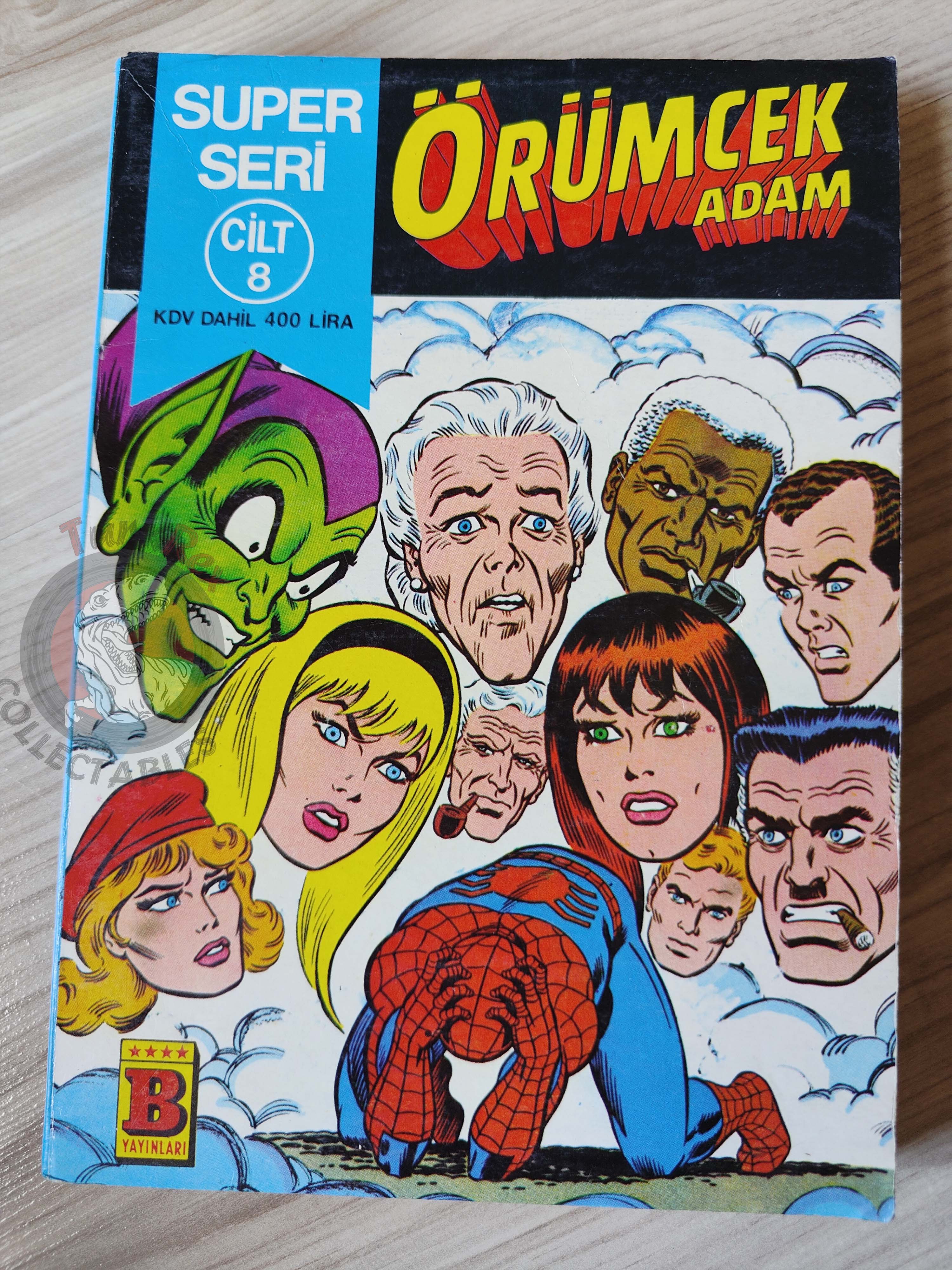 Spider-Man Vol #8 1988 Turkish Comic Turkey Spectacular #52 #38 #39 #40 Sub-Mariner #1