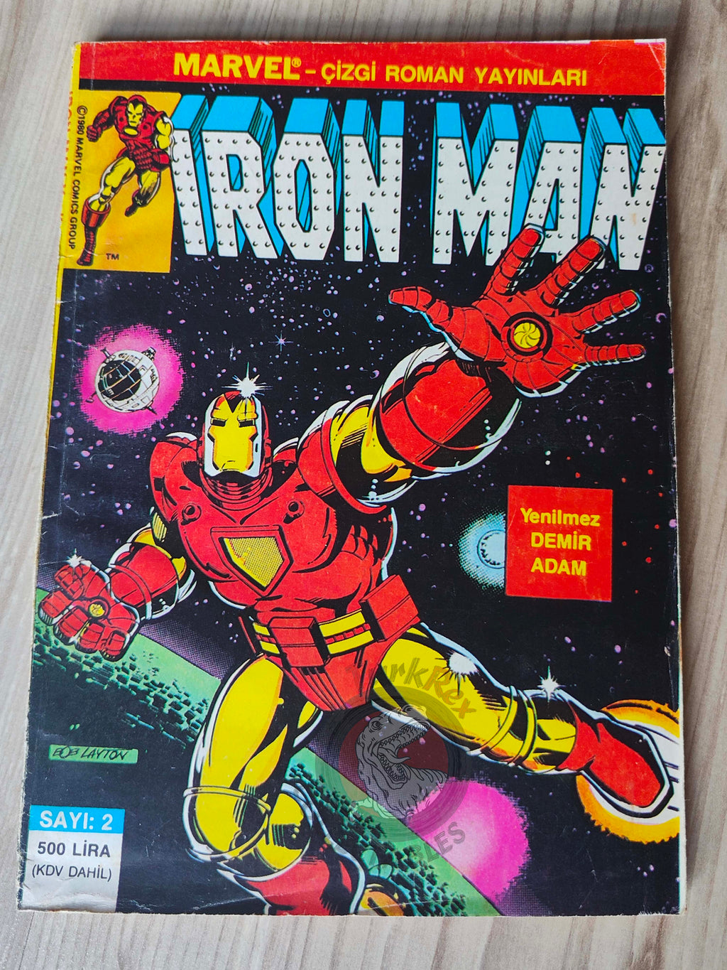 Iron Man #2 1988 Turkish Comic Turkey cover #142 inside #59 #60 #61