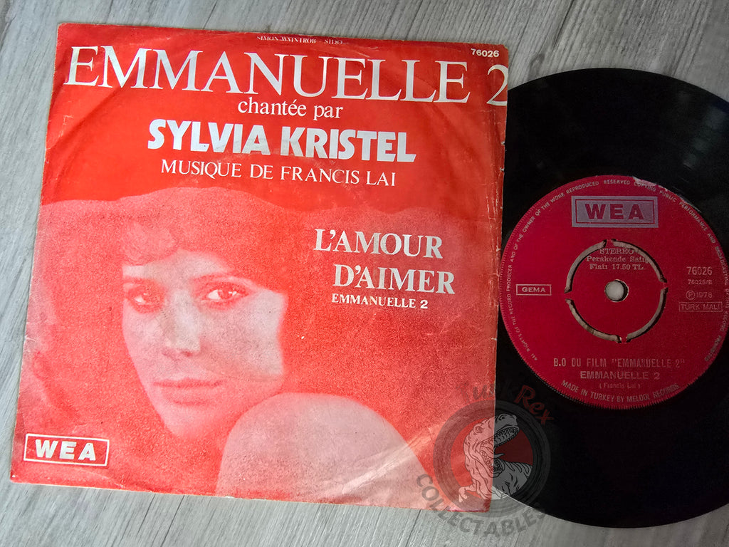 Emmanuelle 2 OST - Sylvia Kristel 7" Turkish Pressing Vinyl Turkey Edition