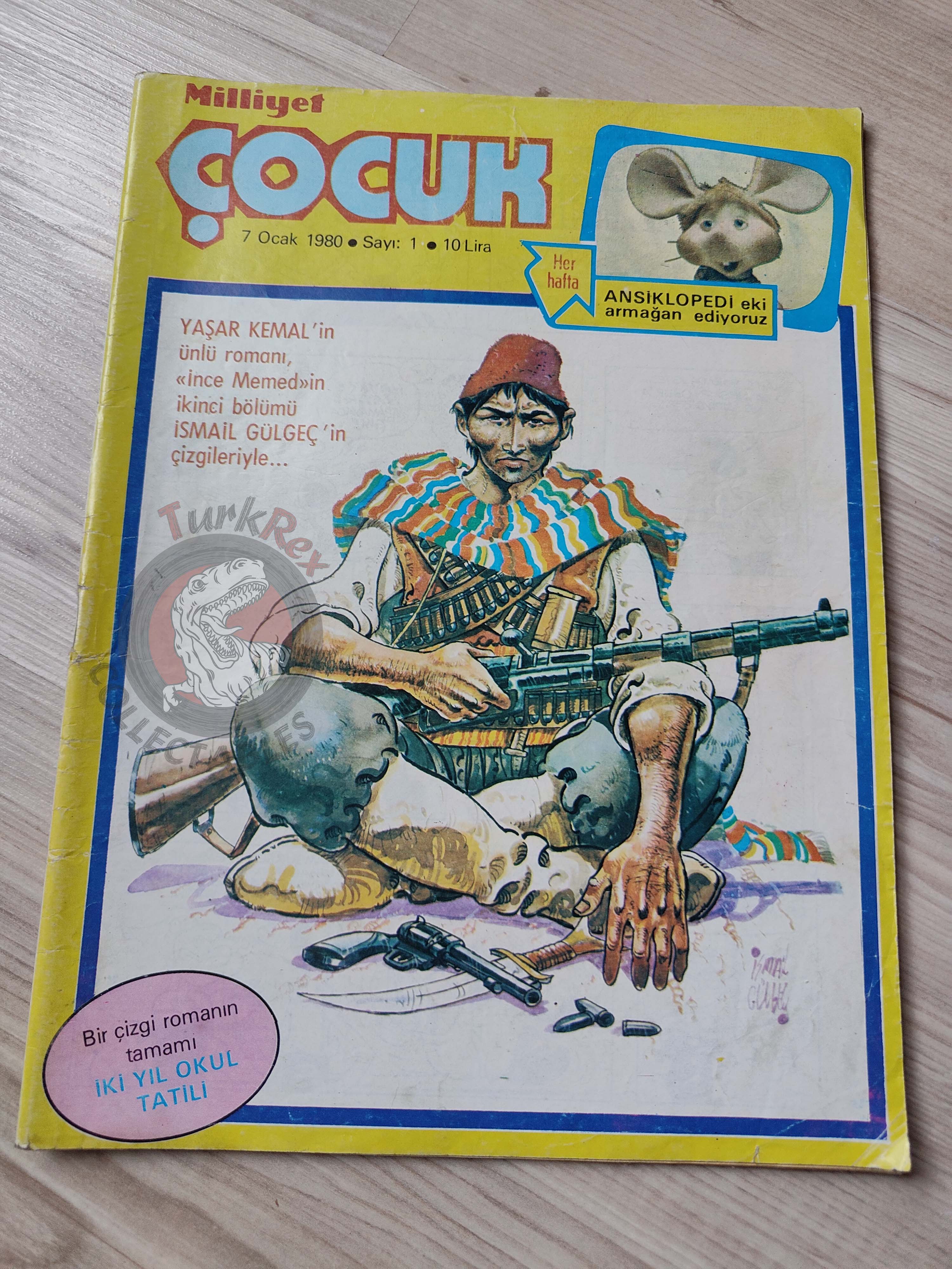 Milliyet Çocuk #1 1980 Turkish Comic Turkey Joyas Literarias Juveniles #117 Jules Verne