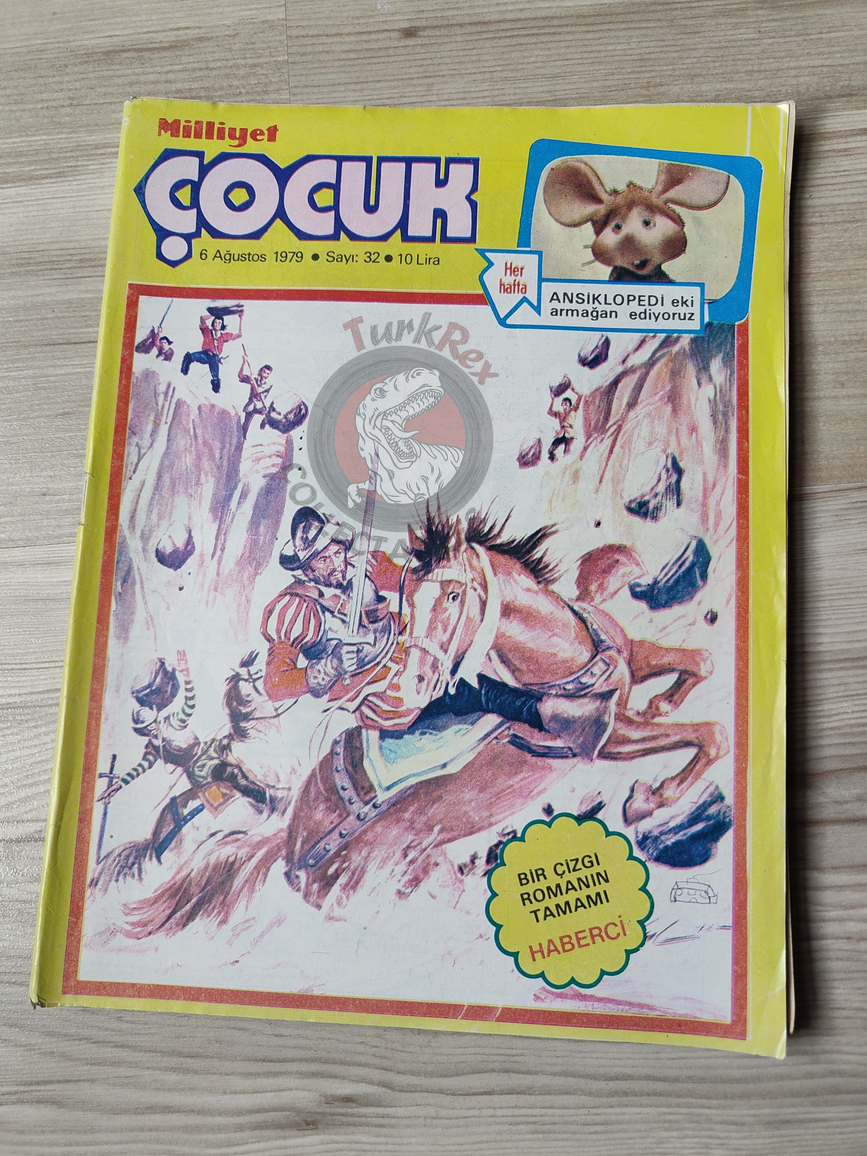Milliyet Çocuk #32 1979 Turkish Comic Turkey Joyas Literarias Juveniles #93 Paul Feval
