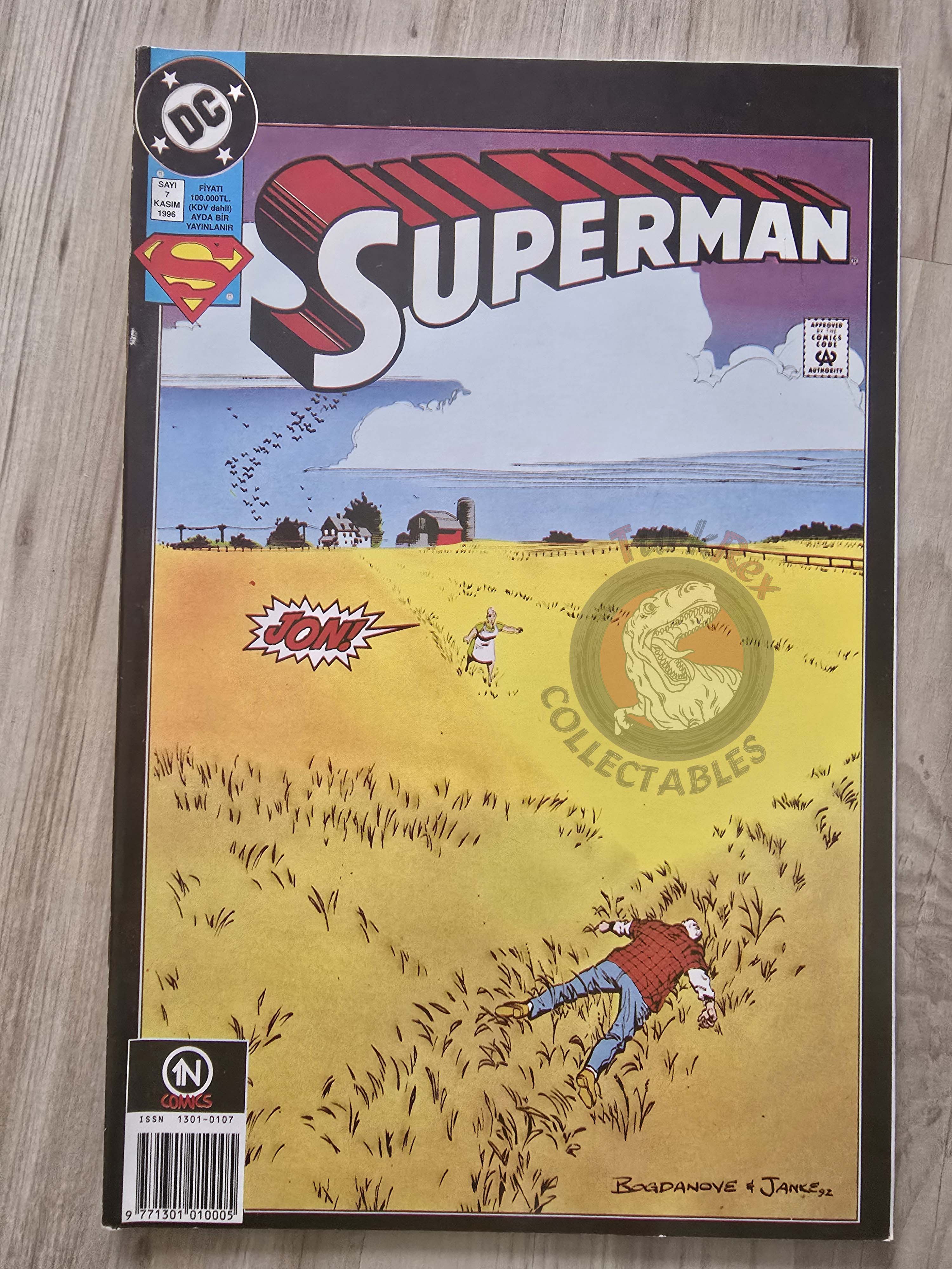 Superman #7 1996 Turkish Comic Turkey Action Comics #686 The Man of Steel #21