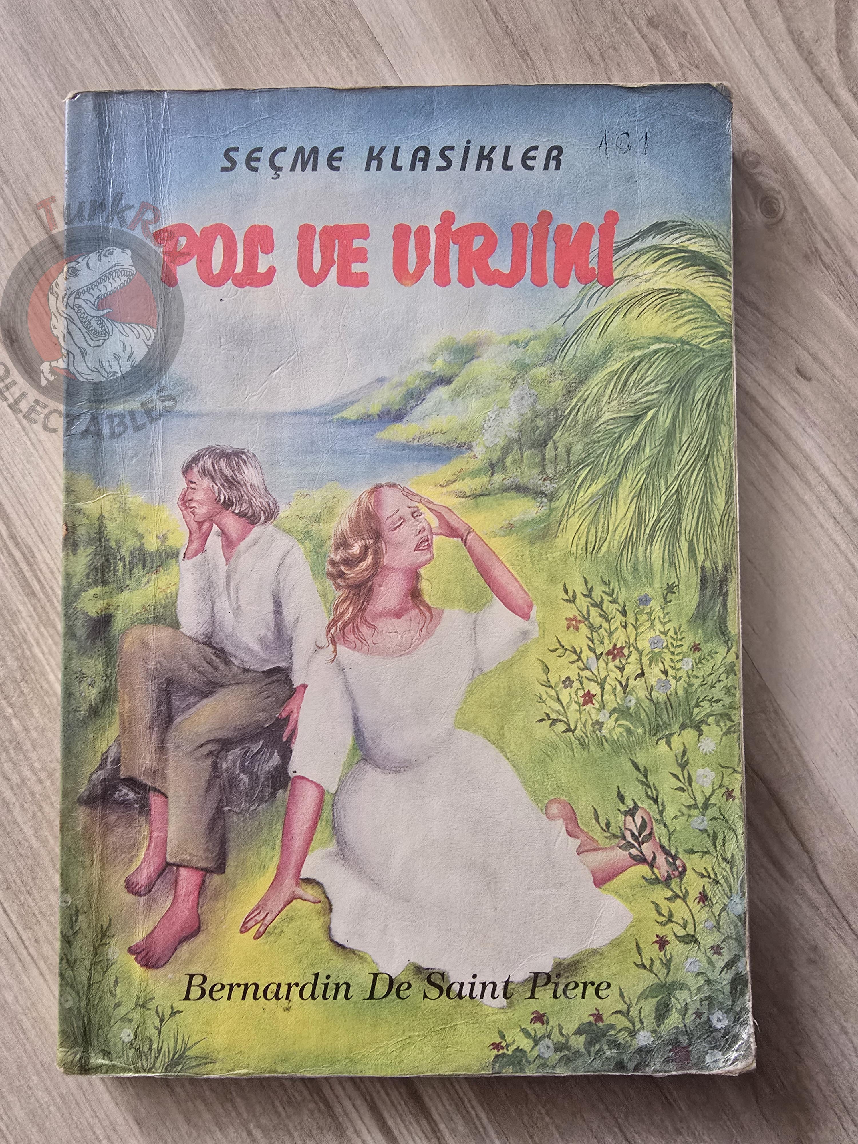 Bernardin de Saint-Pierre – Paul et Virginie 1990s Turkish Book Turkey Illustrated