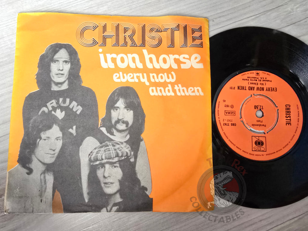 Christie – Iron Horse 7" Turkish Pressing Vinyl Turkey Edition Promo