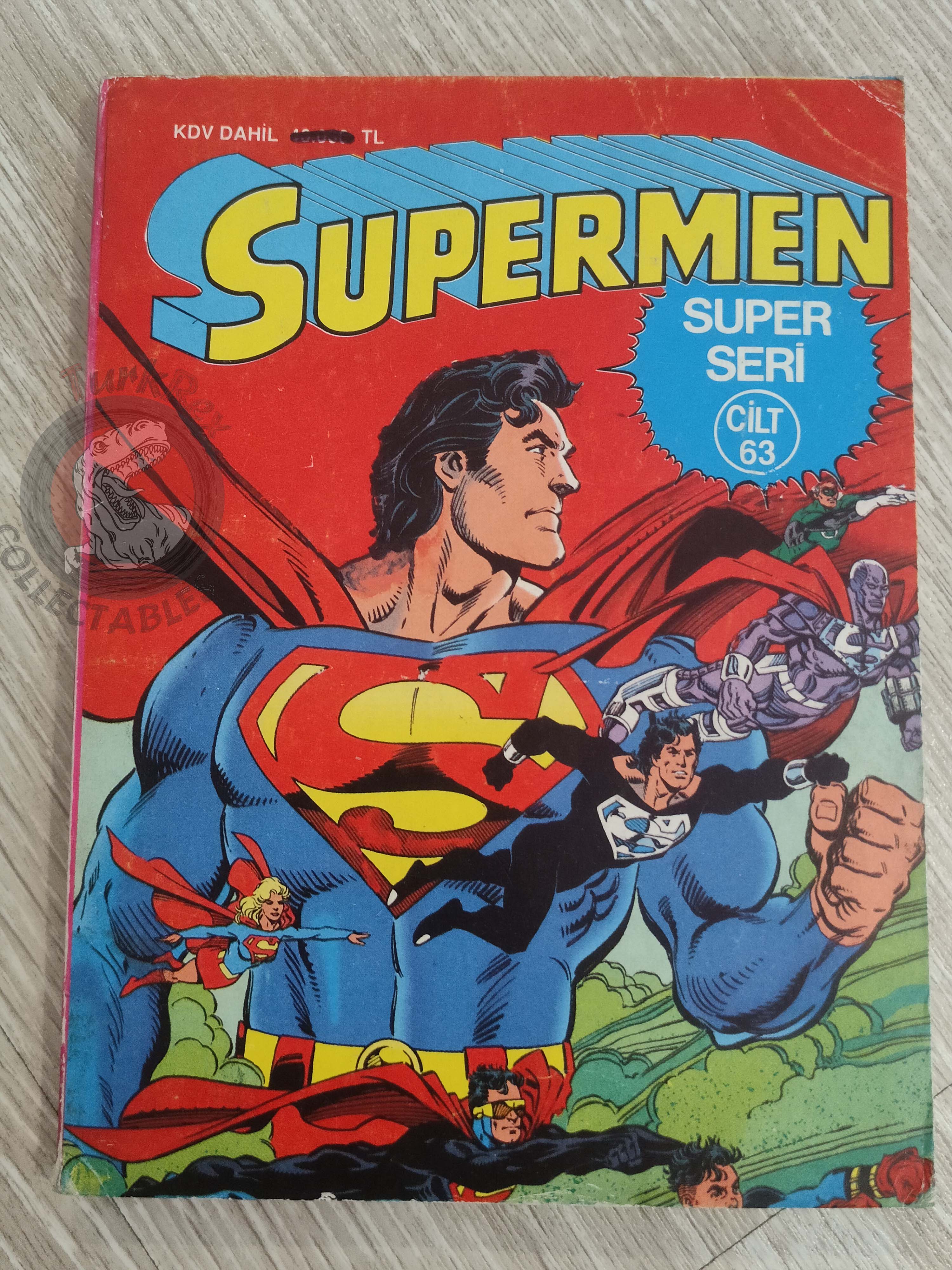 Superman Vol #63 1994 Turkish Comic Turkey DC Comics #82 Batman World's Finest #319