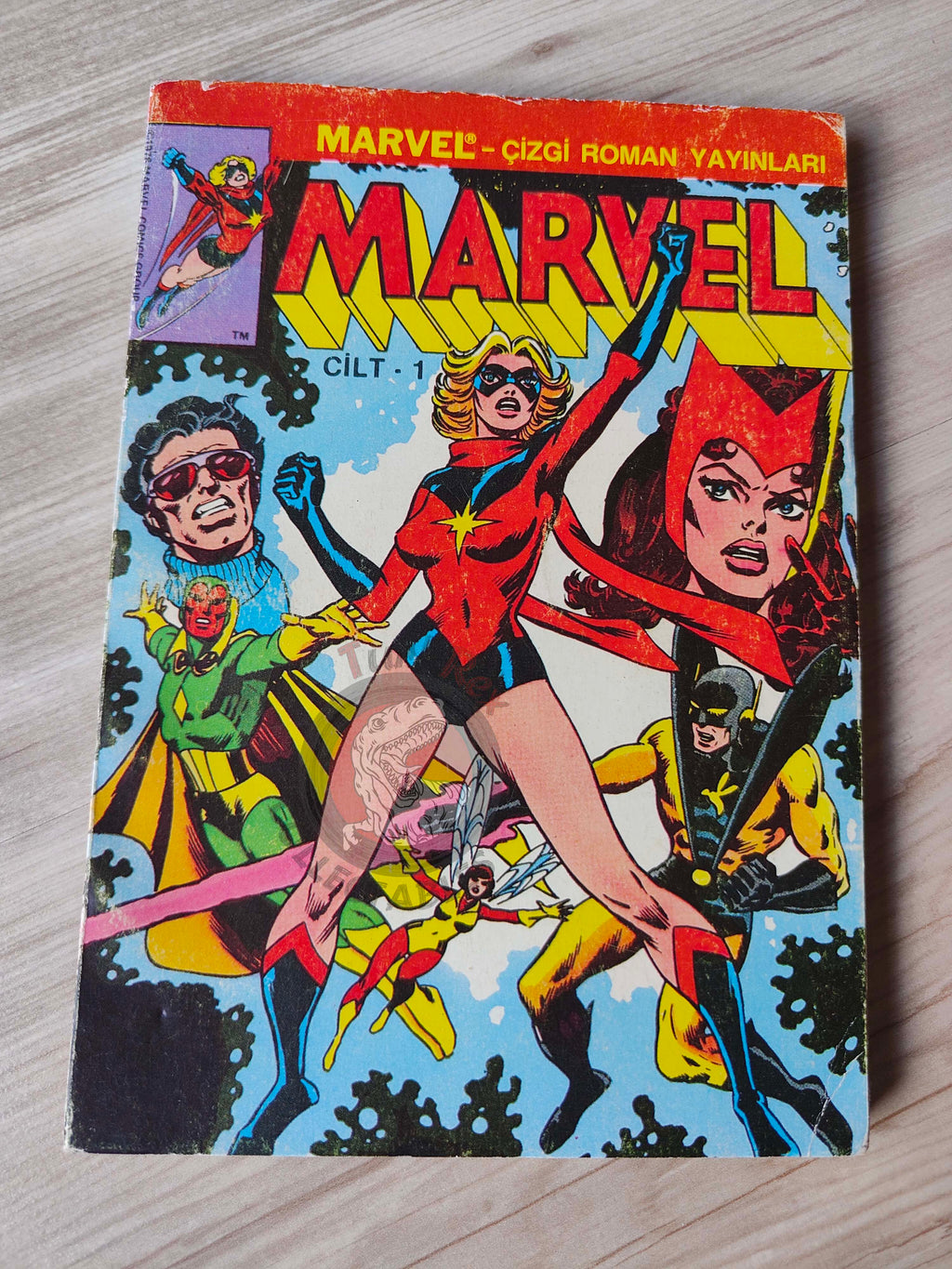 Ms. Marvel Vol #1 1988 Turkish Comic Turkey #1 #2 #3 The Avengers #184