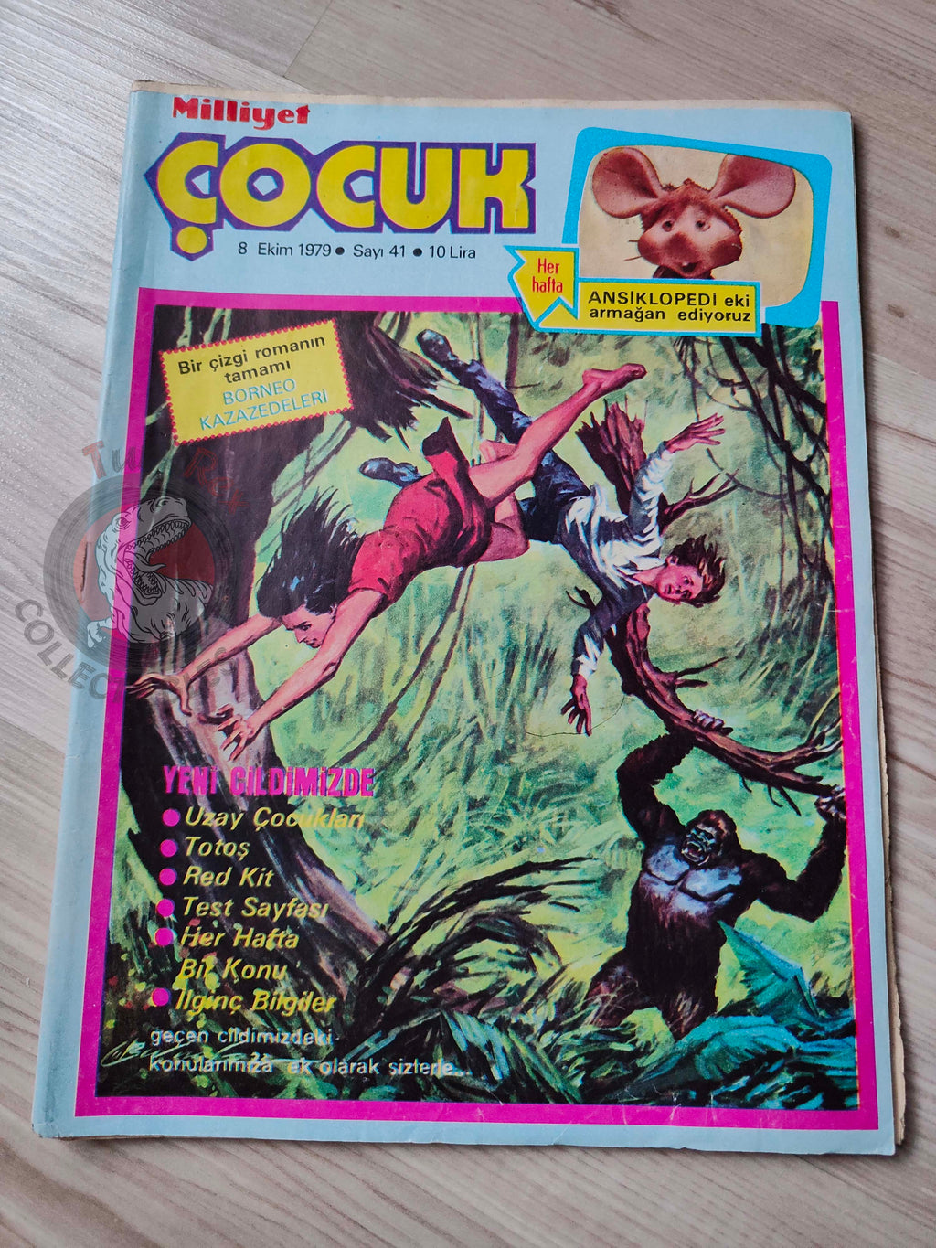 Milliyet Çocuk #41 1979 Turkish Comic Turkey Joyas Literarias Juveniles #110 Mayne Reid