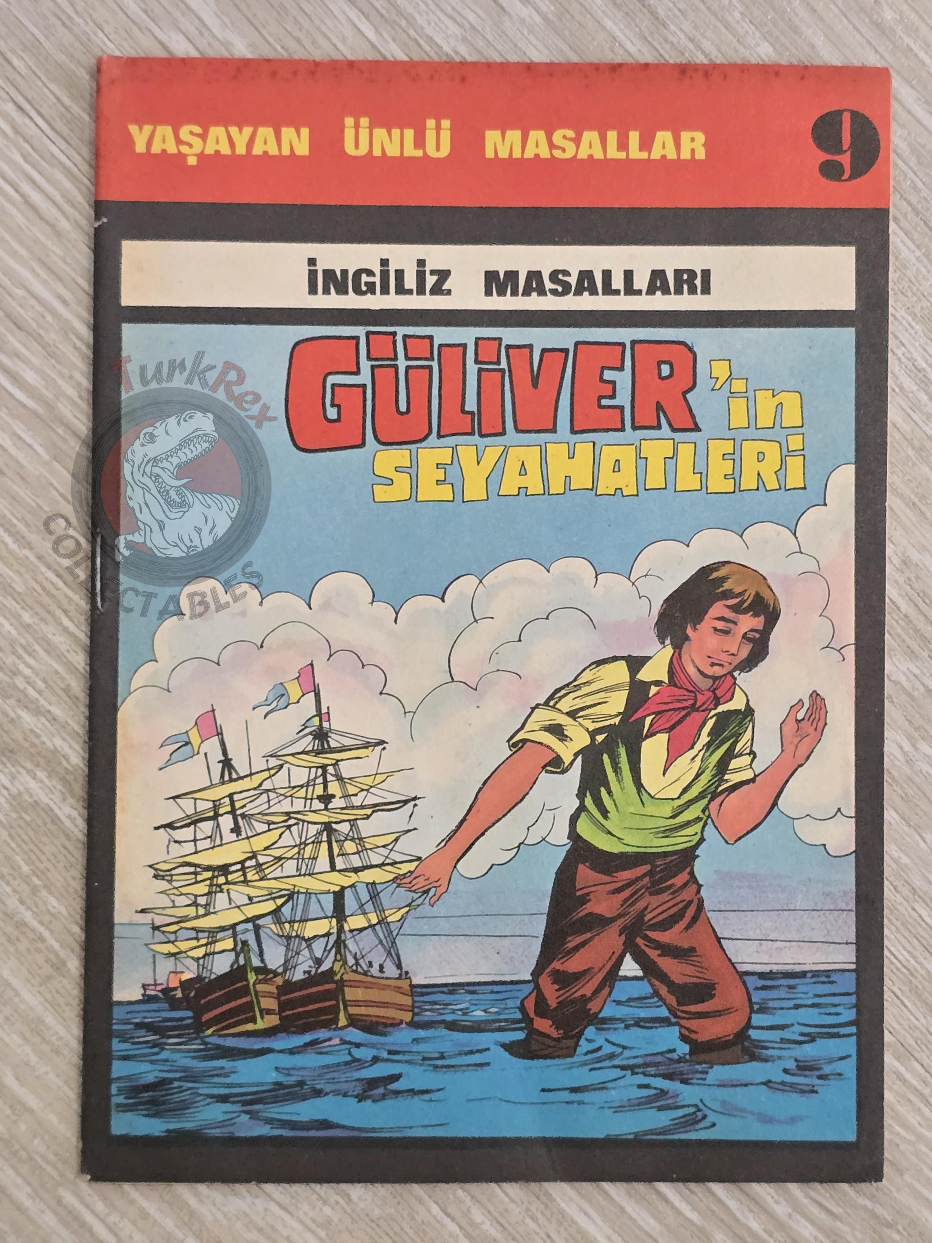 Jonathan Swift – Gulliver's Travels 1977 Turkish Book Turkey Illustrated