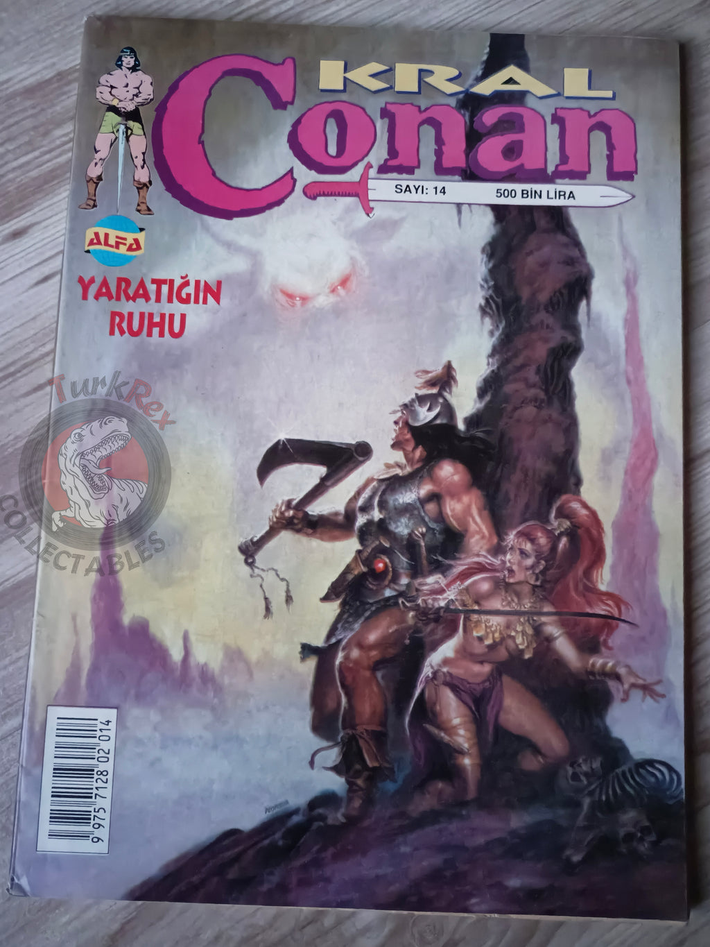 Kral Conan #14 The Savage Sword of #167 Turkish Comic Turkey #218