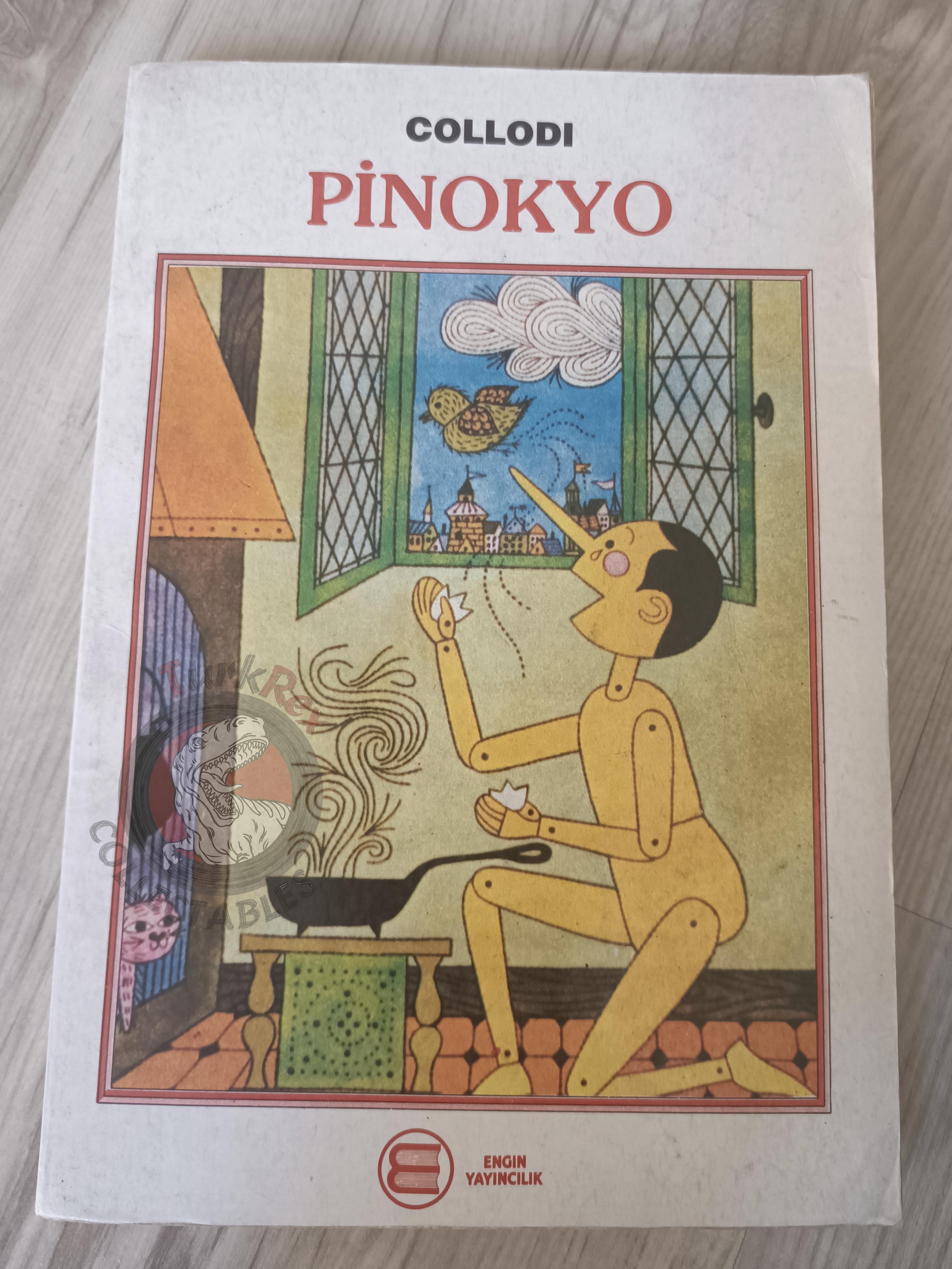 Carlo Collodi – Pinocchio 1991 Turkish Book Turkey Illustrated Naiad Einsel